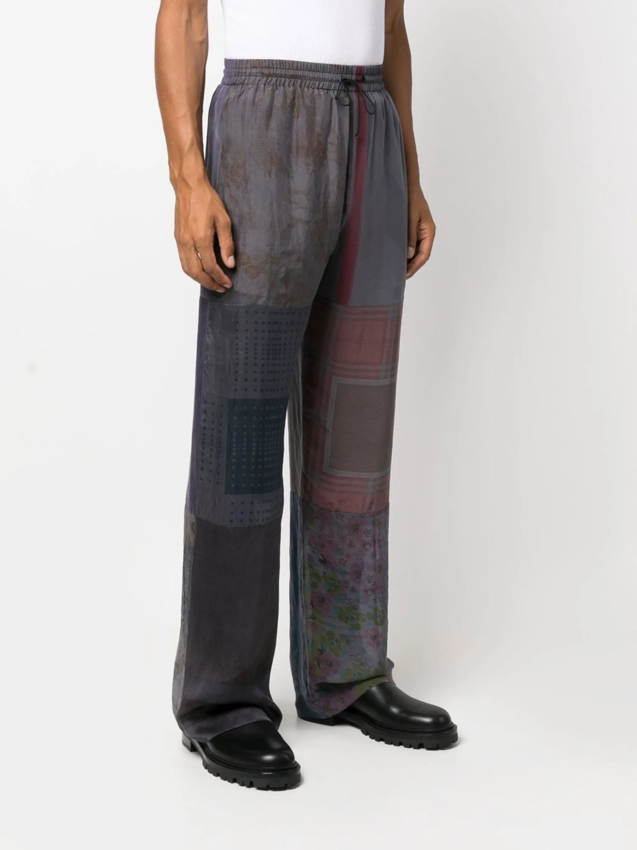Arthropoda patchwork trousers