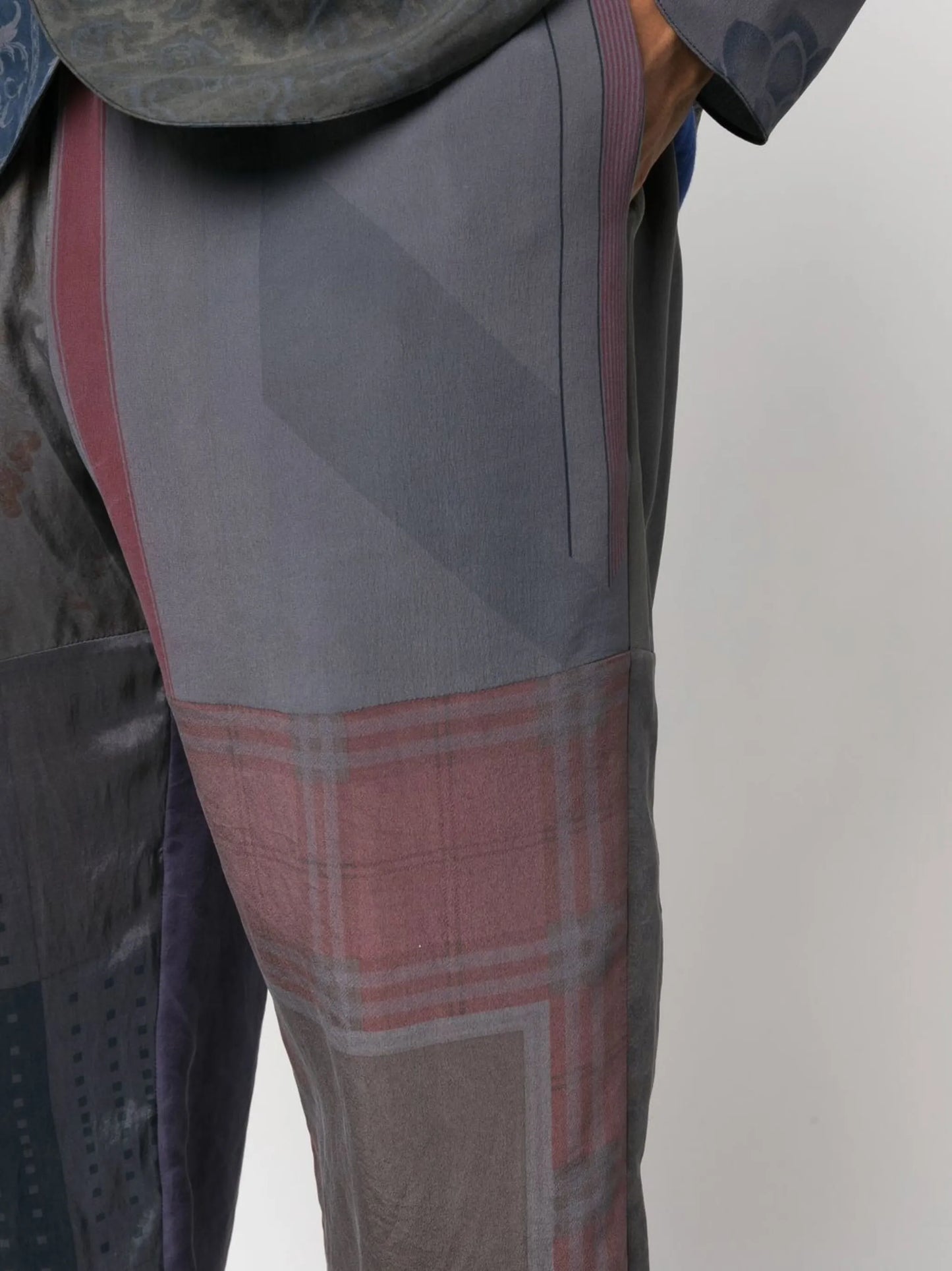 Arthropoda patchwork trousers
