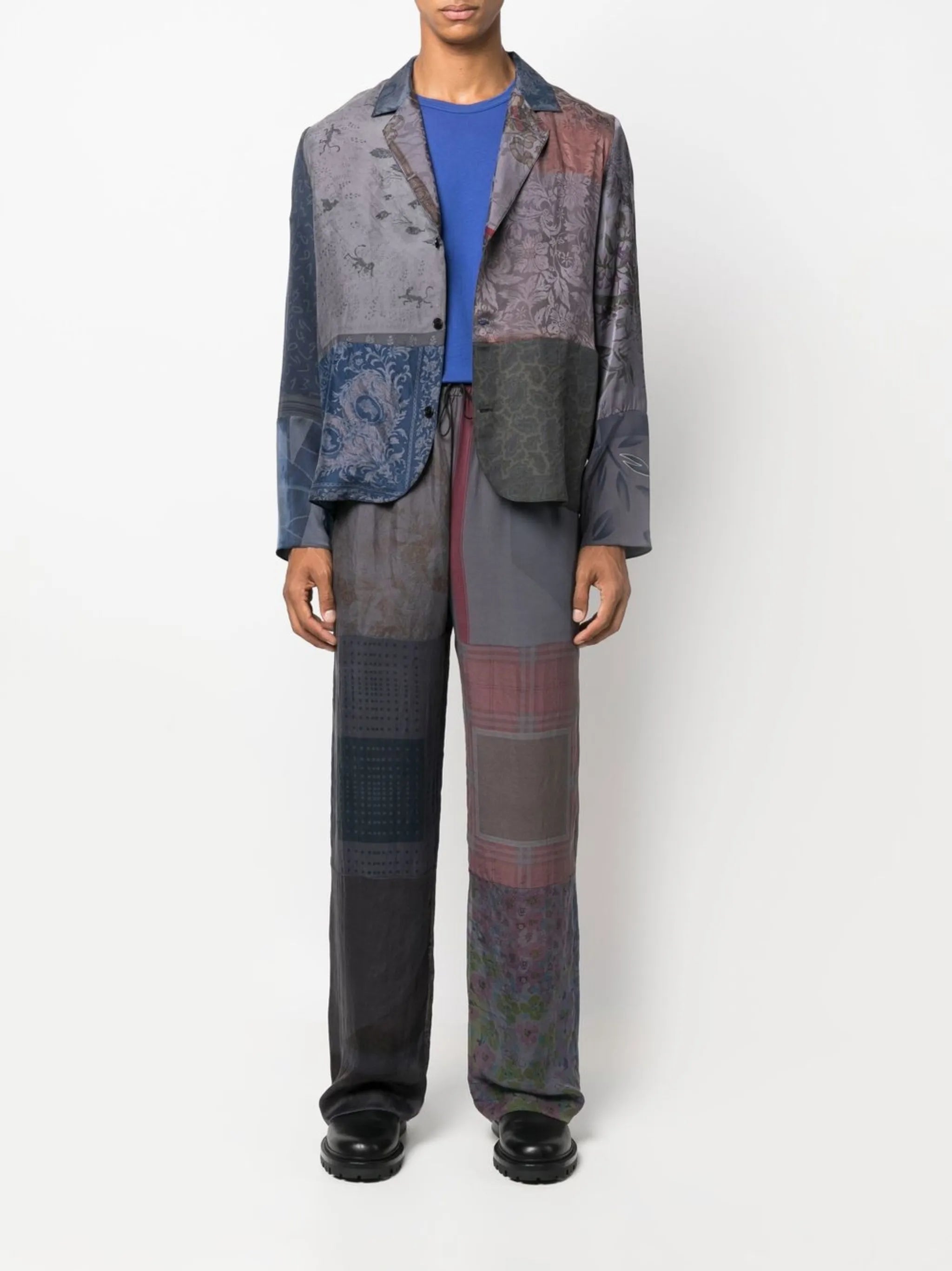 Arthropoda patchwork trousers