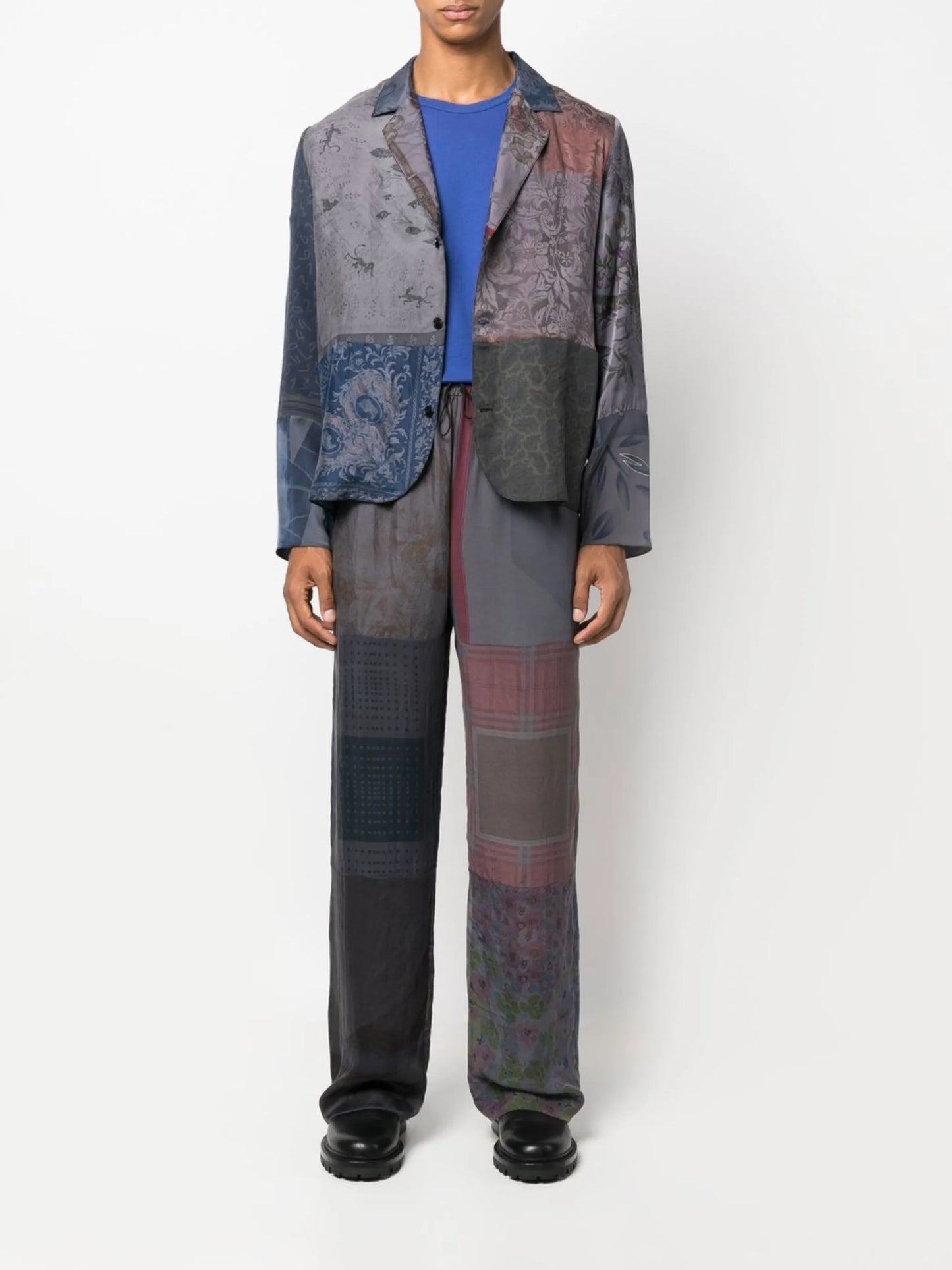 Arthropoda patchwork trousers