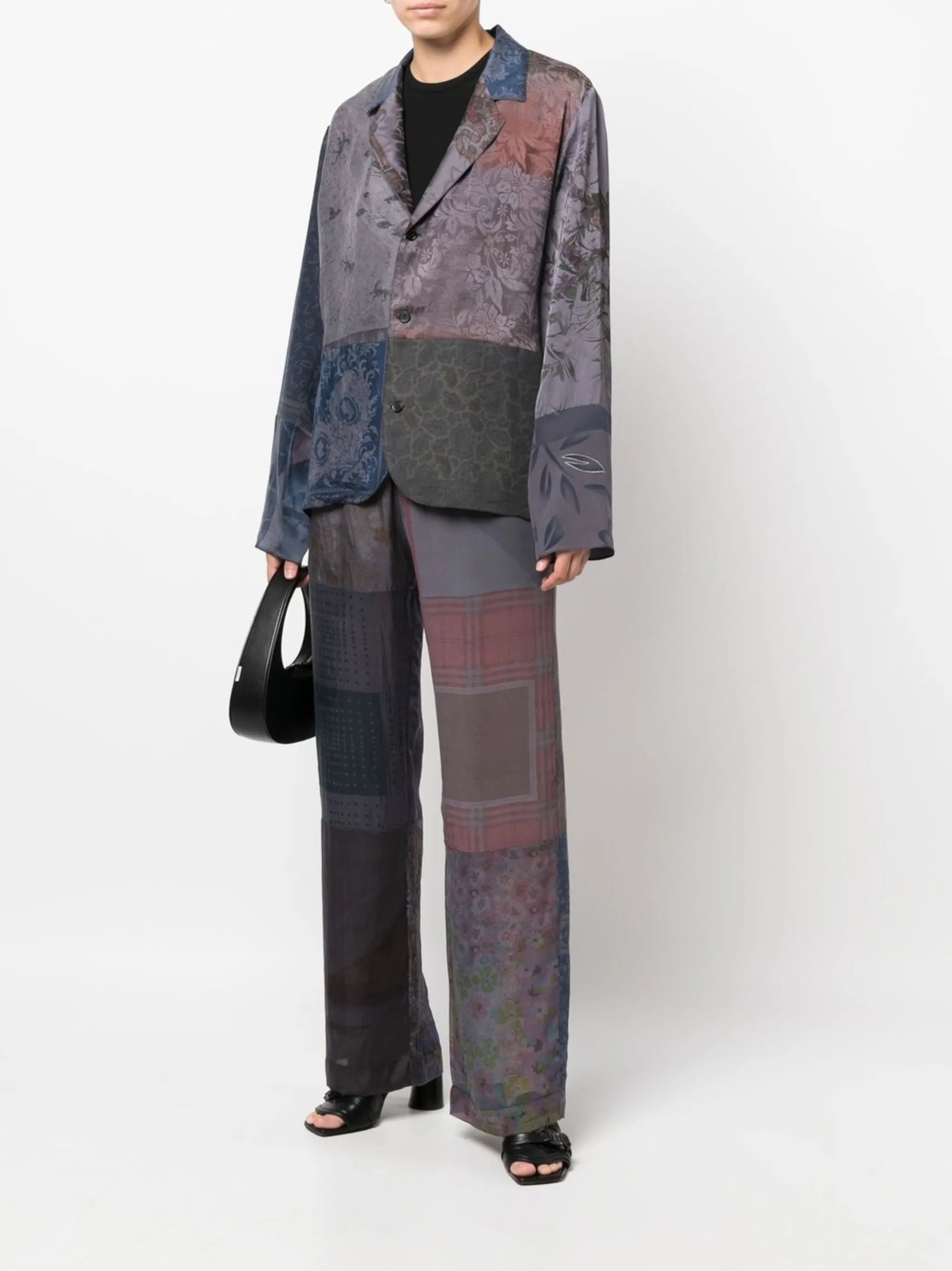 Arthropoda patchwork trousers
