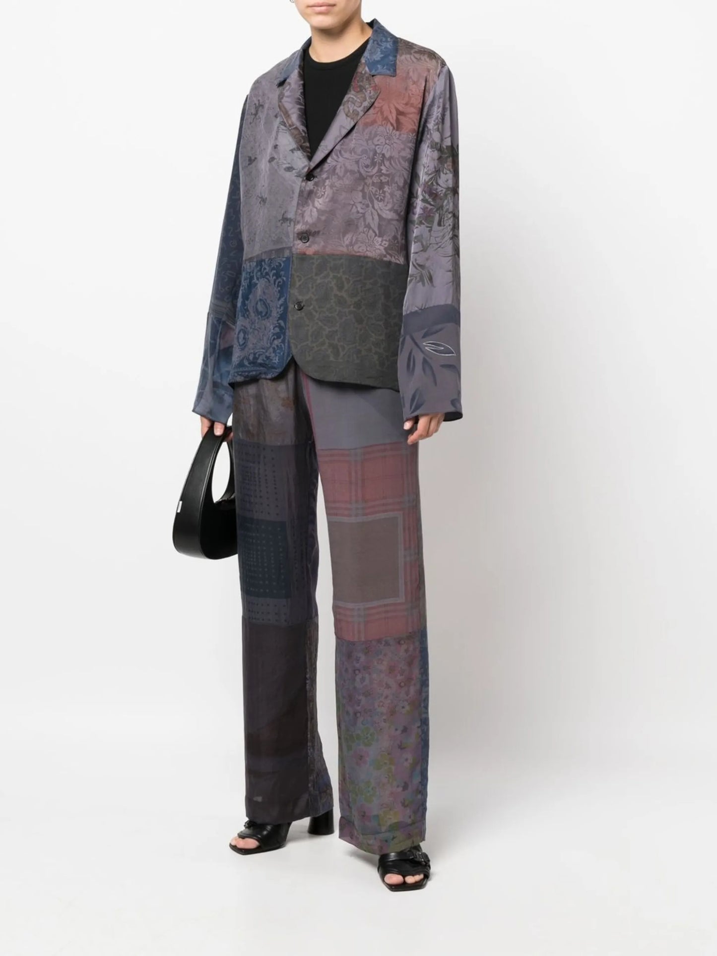Arthropoda patchwork trousers