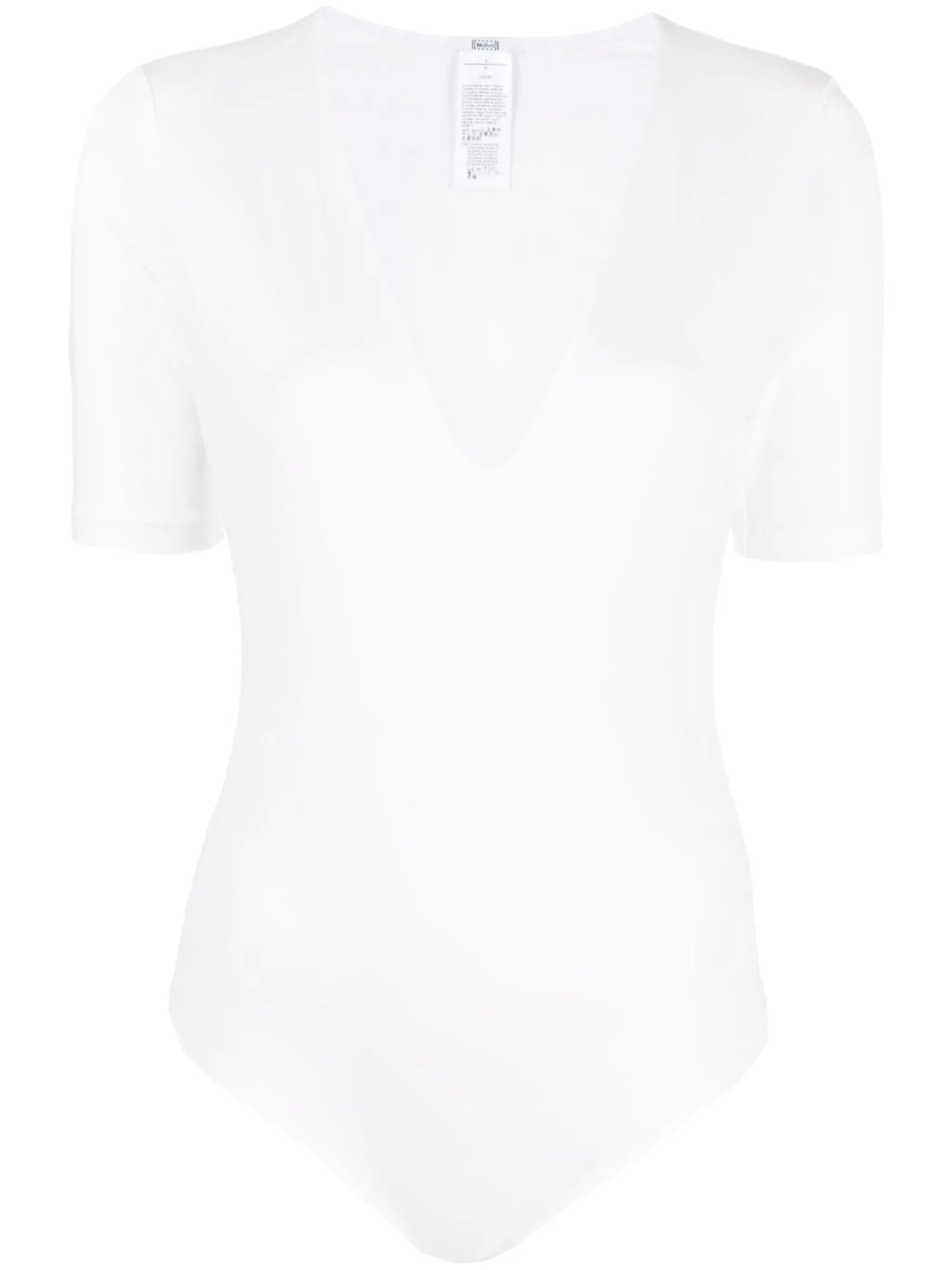 V-neck short-sleeved bodysuit