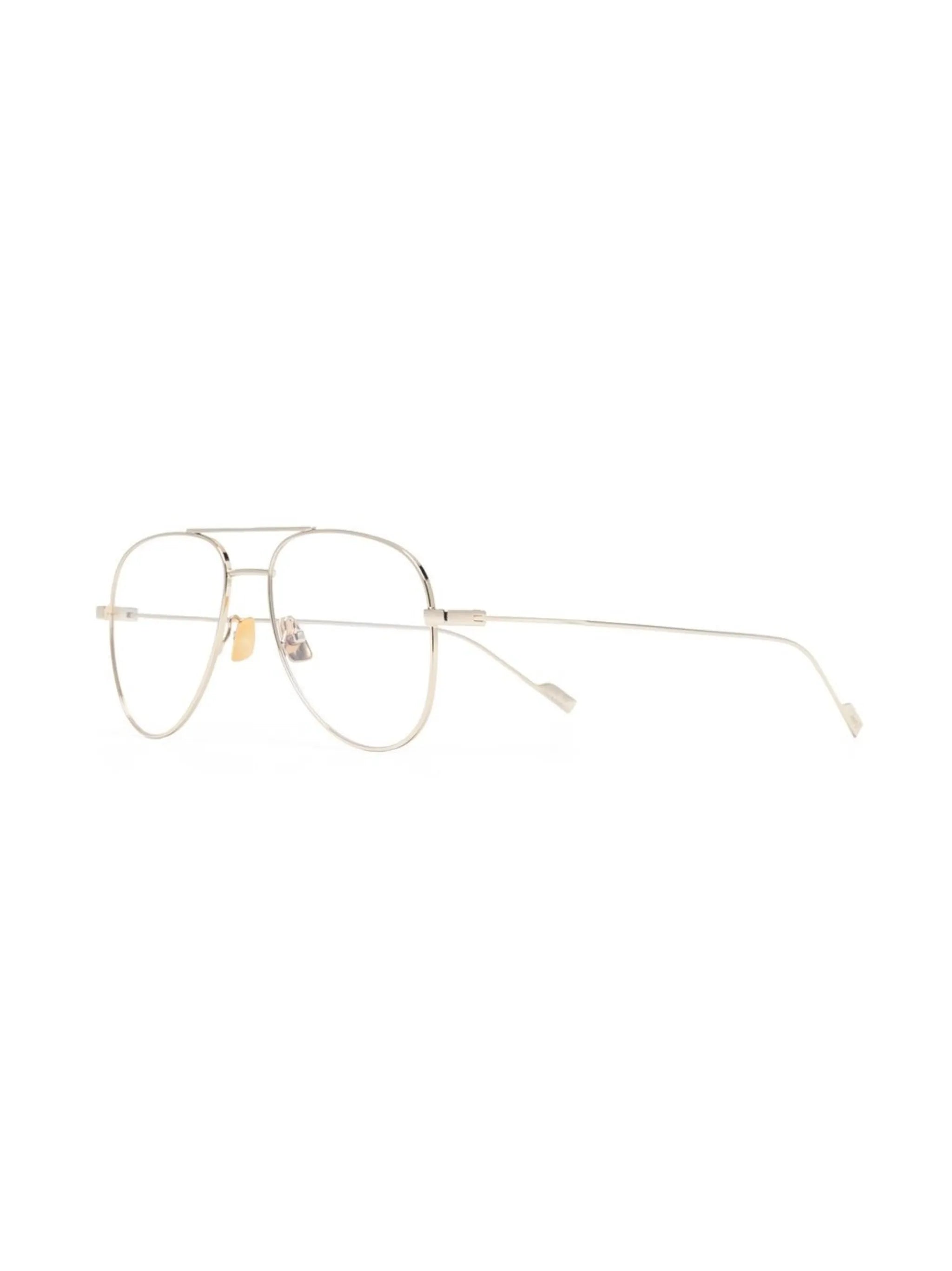 logo pilot-frame glasses