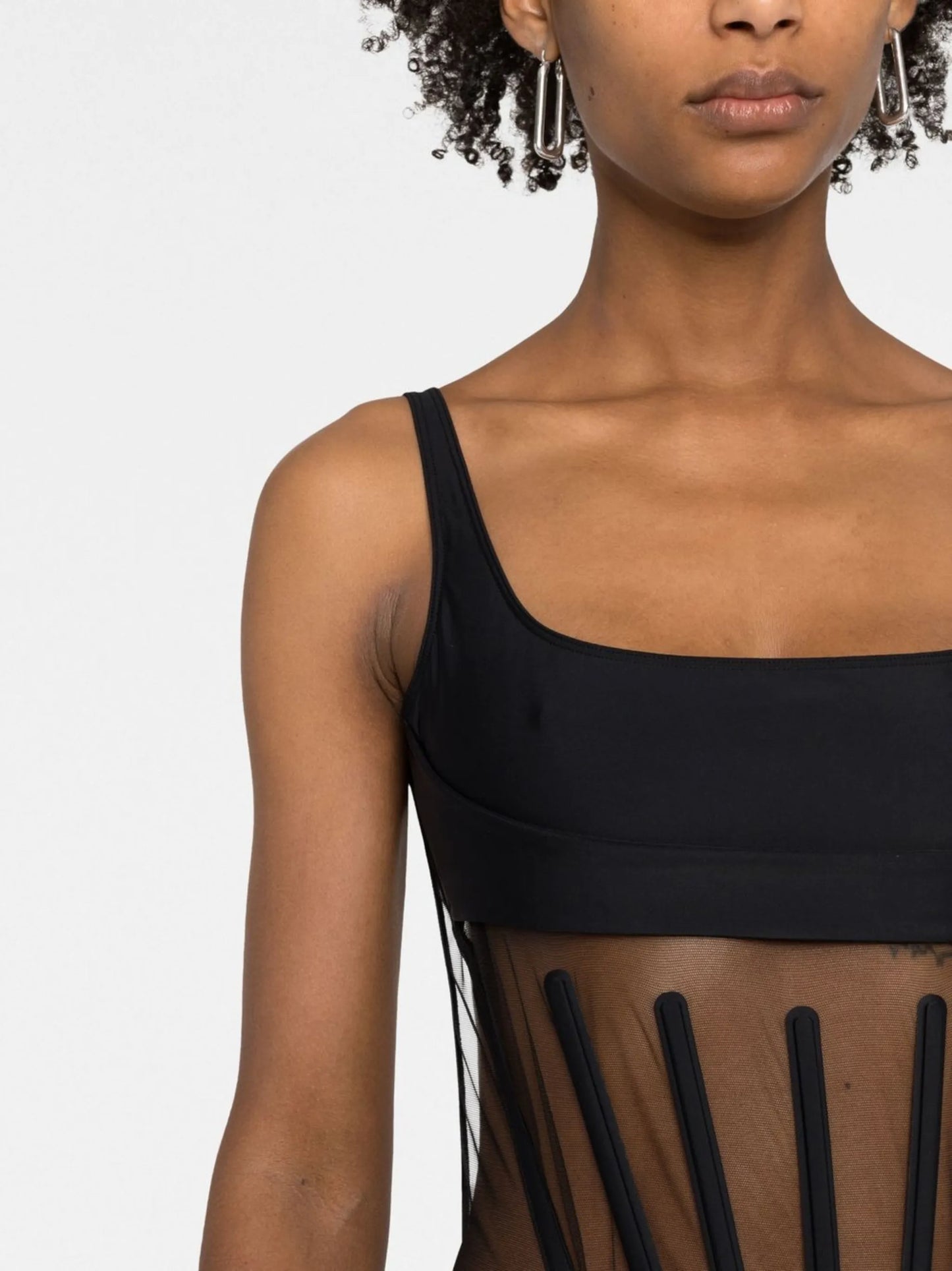 boned-bodice sleeveless body