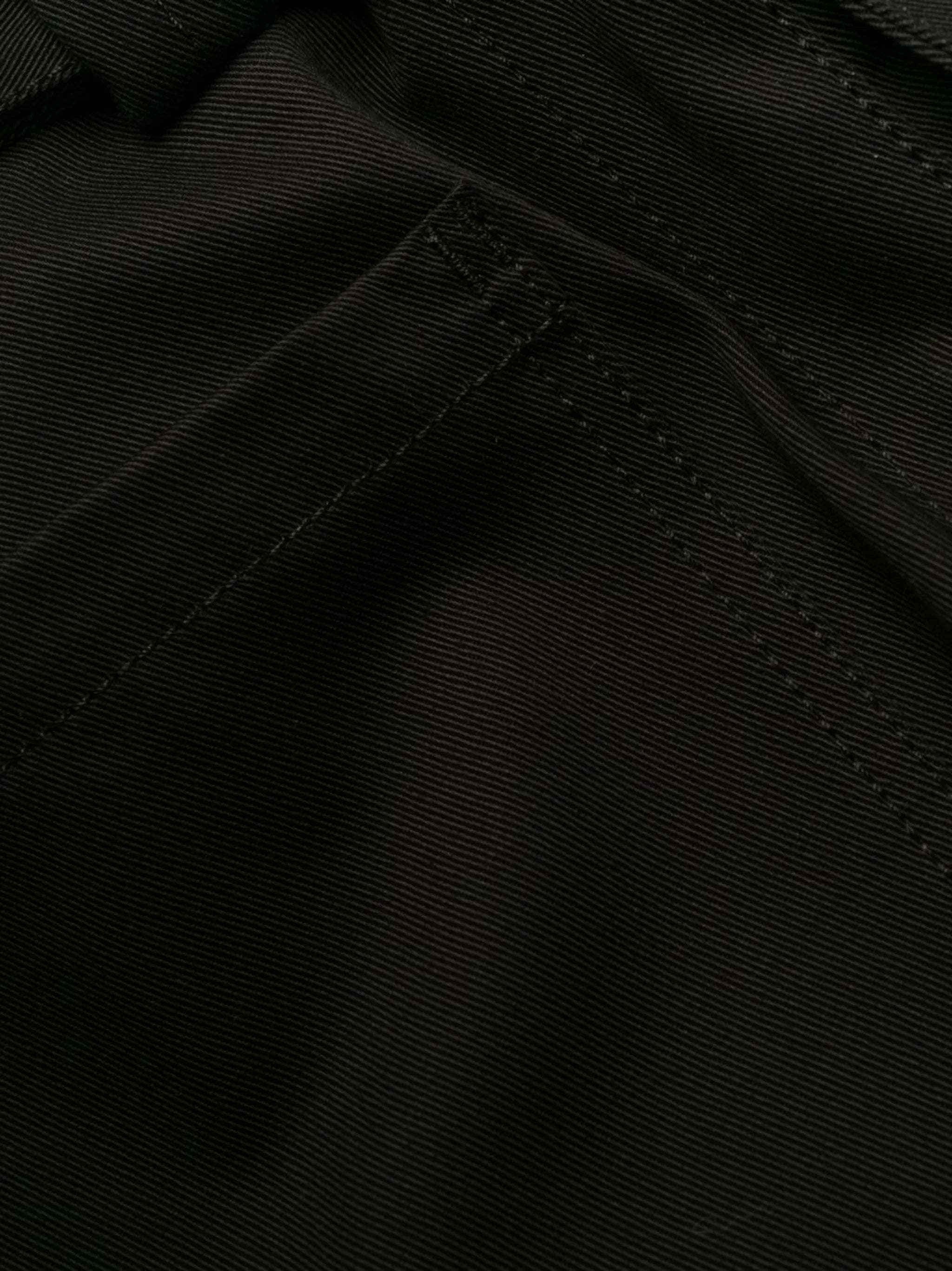 buckled four-pocket straight trousers