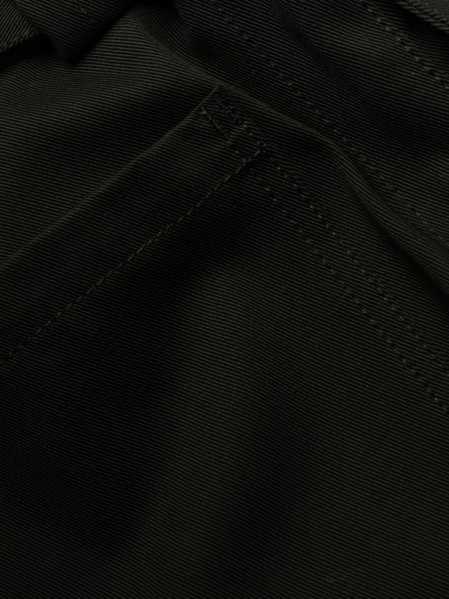 buckled four-pocket straight trousers