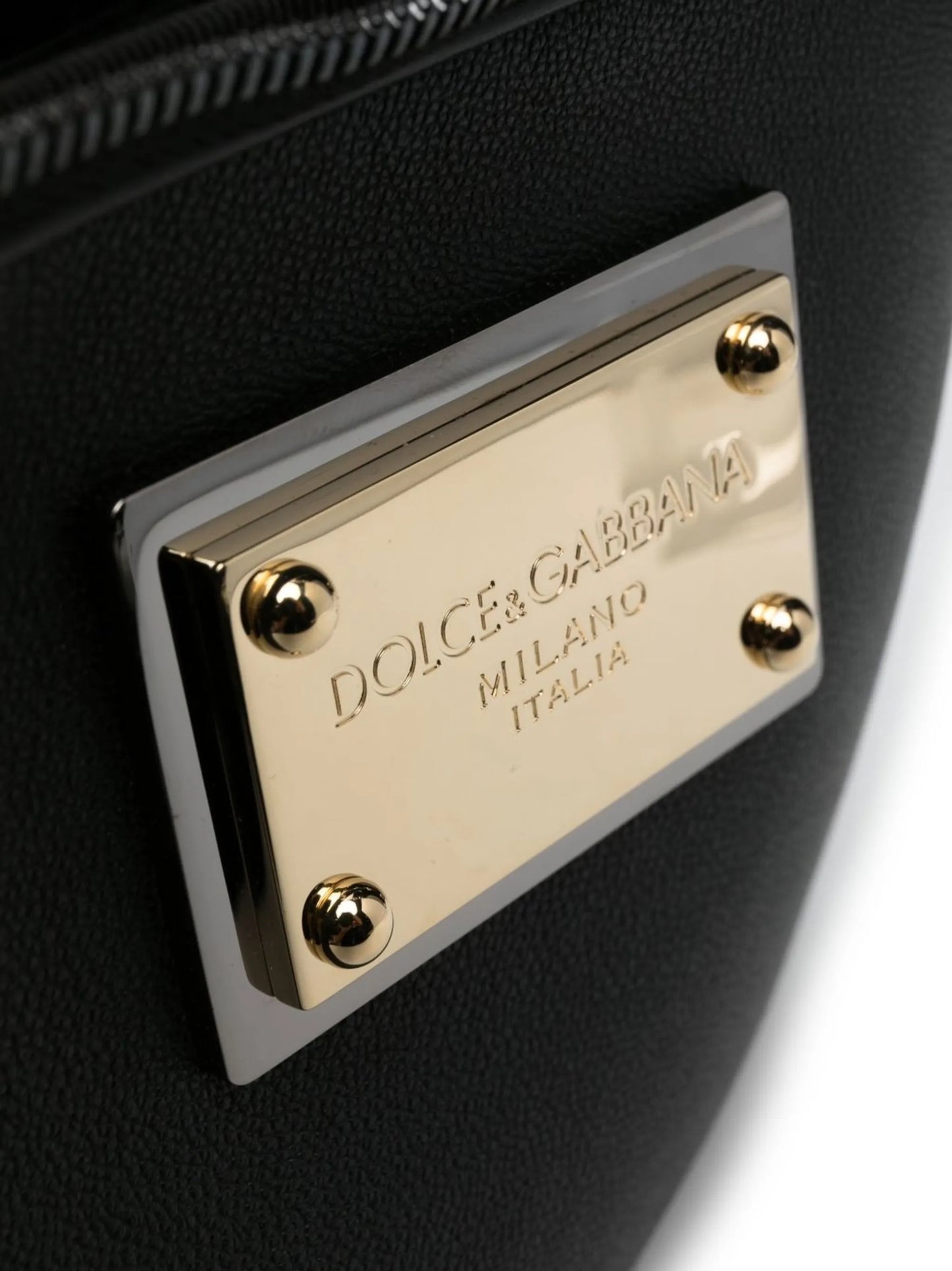logo-tag leather crossbody bag