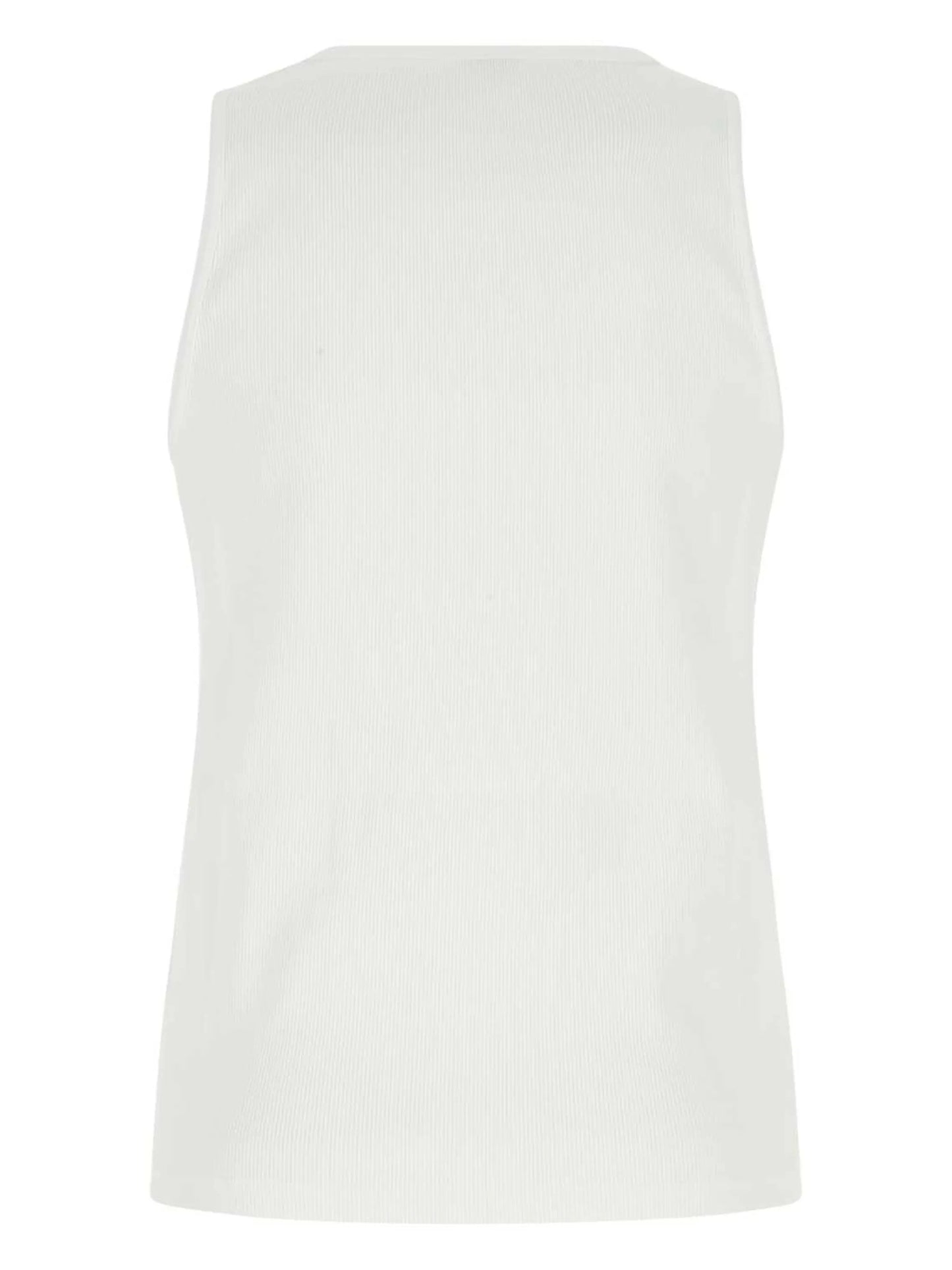 fine-ribbed tank top