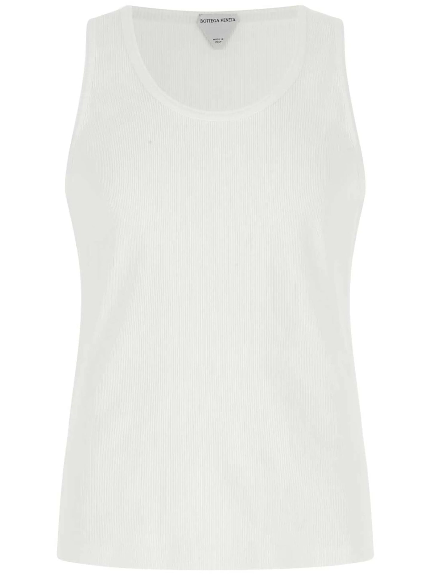 fine-ribbed tank top