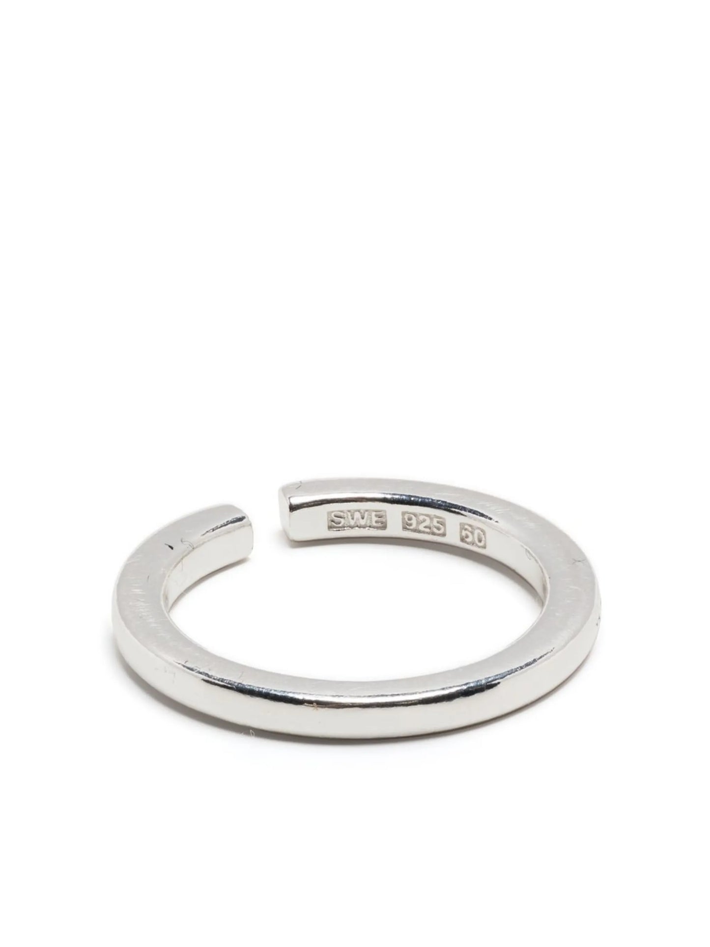 polished thin-band ring