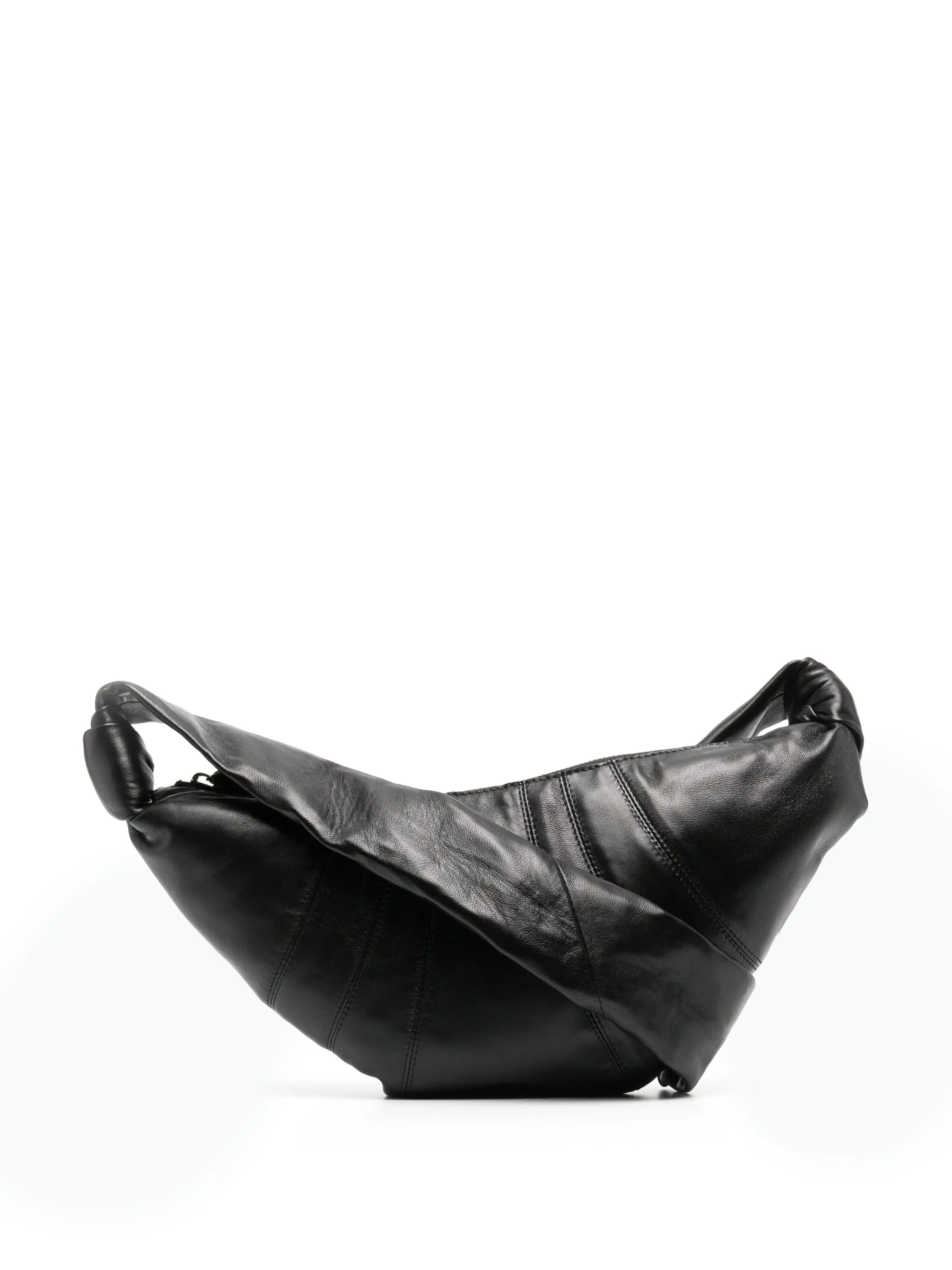 small Croissant leather shoulder bag