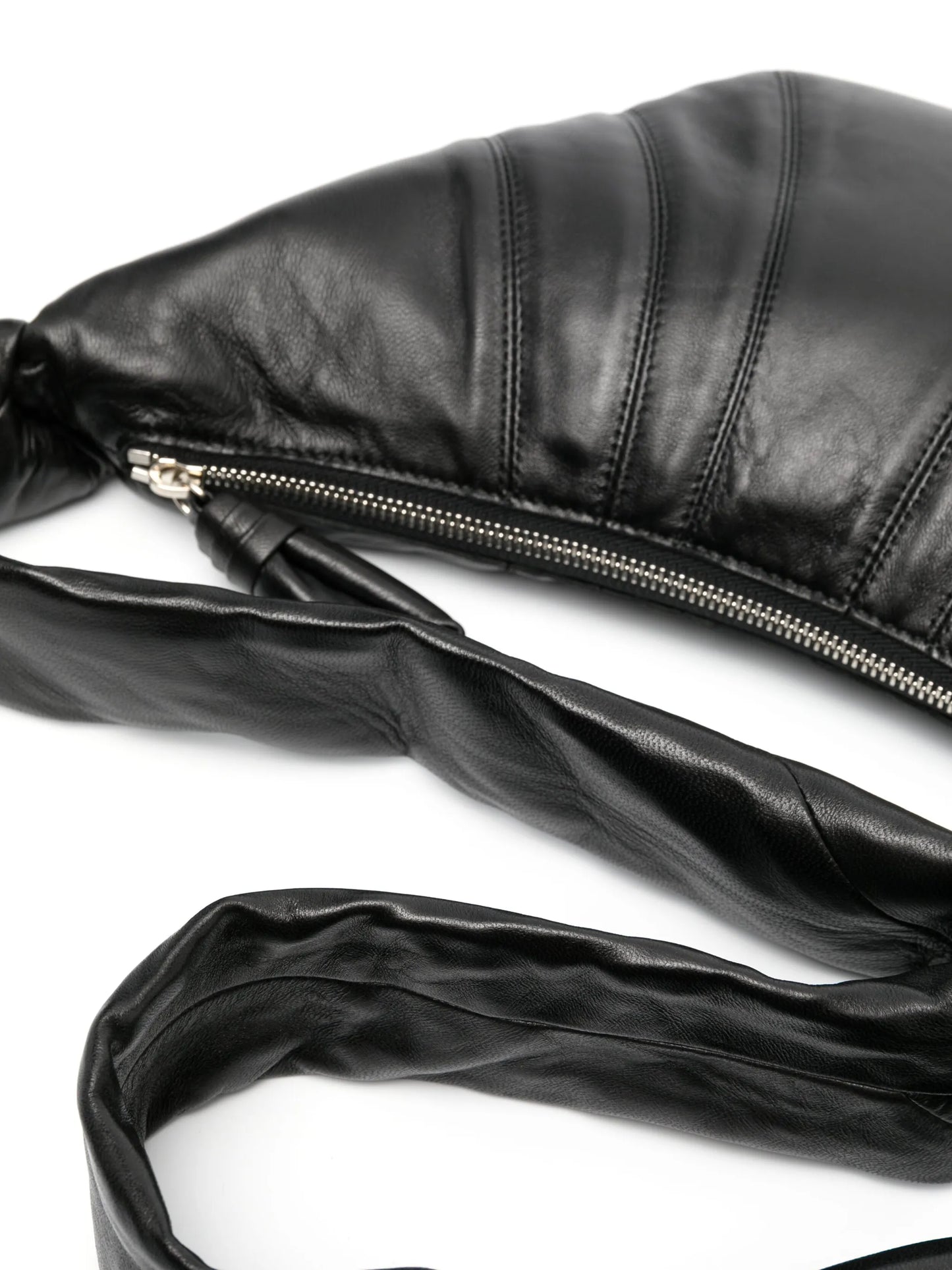 small Croissant leather shoulder bag
