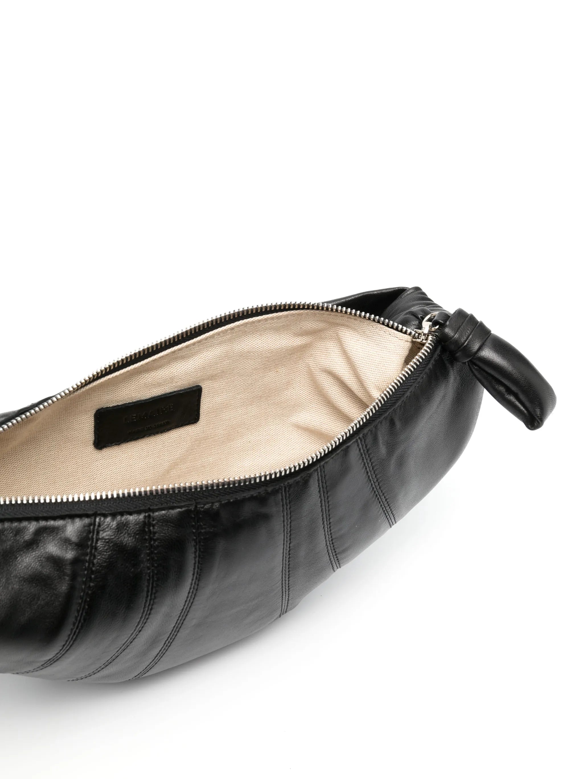 small Croissant leather shoulder bag