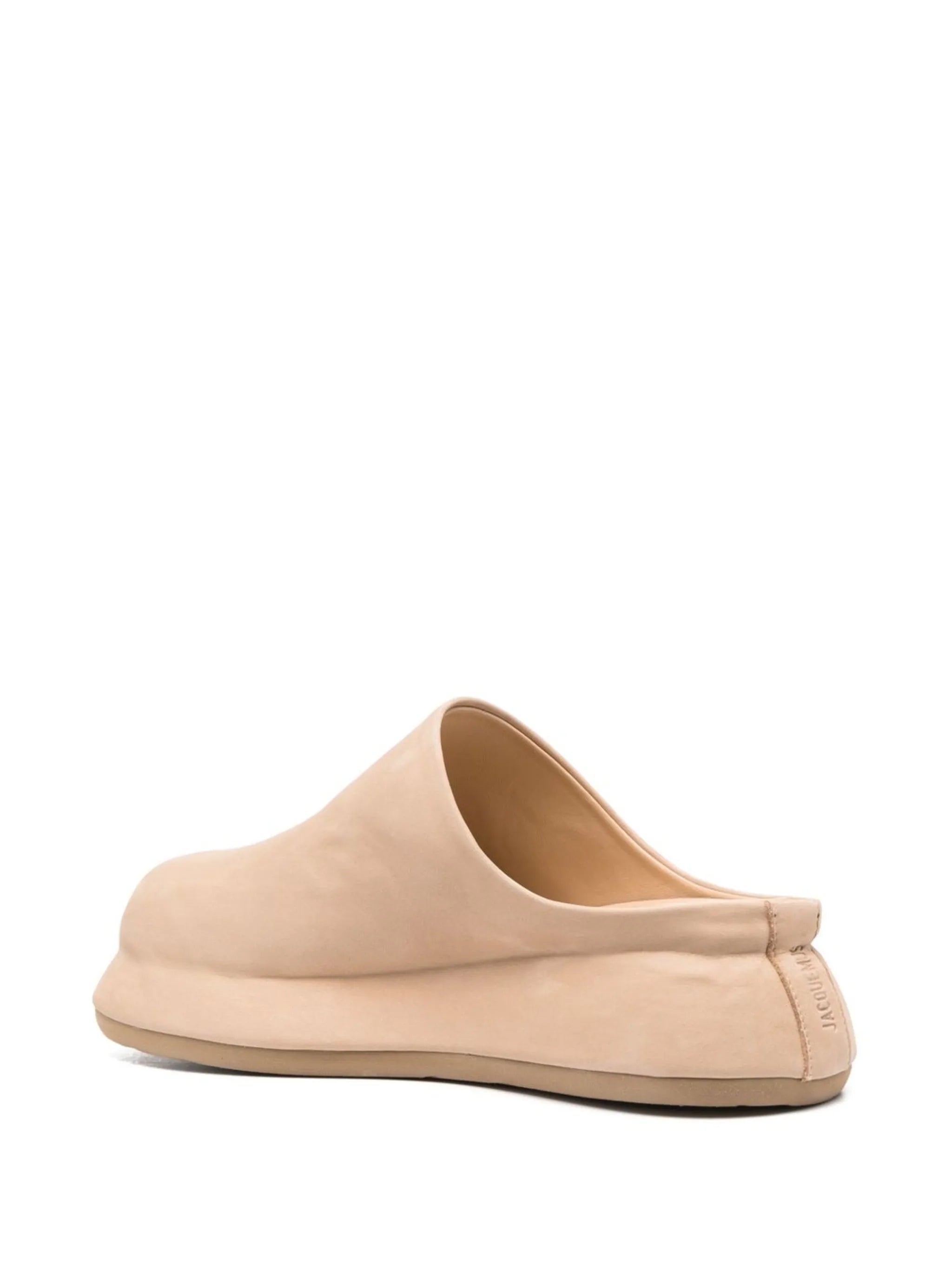 slip-on smooth mules