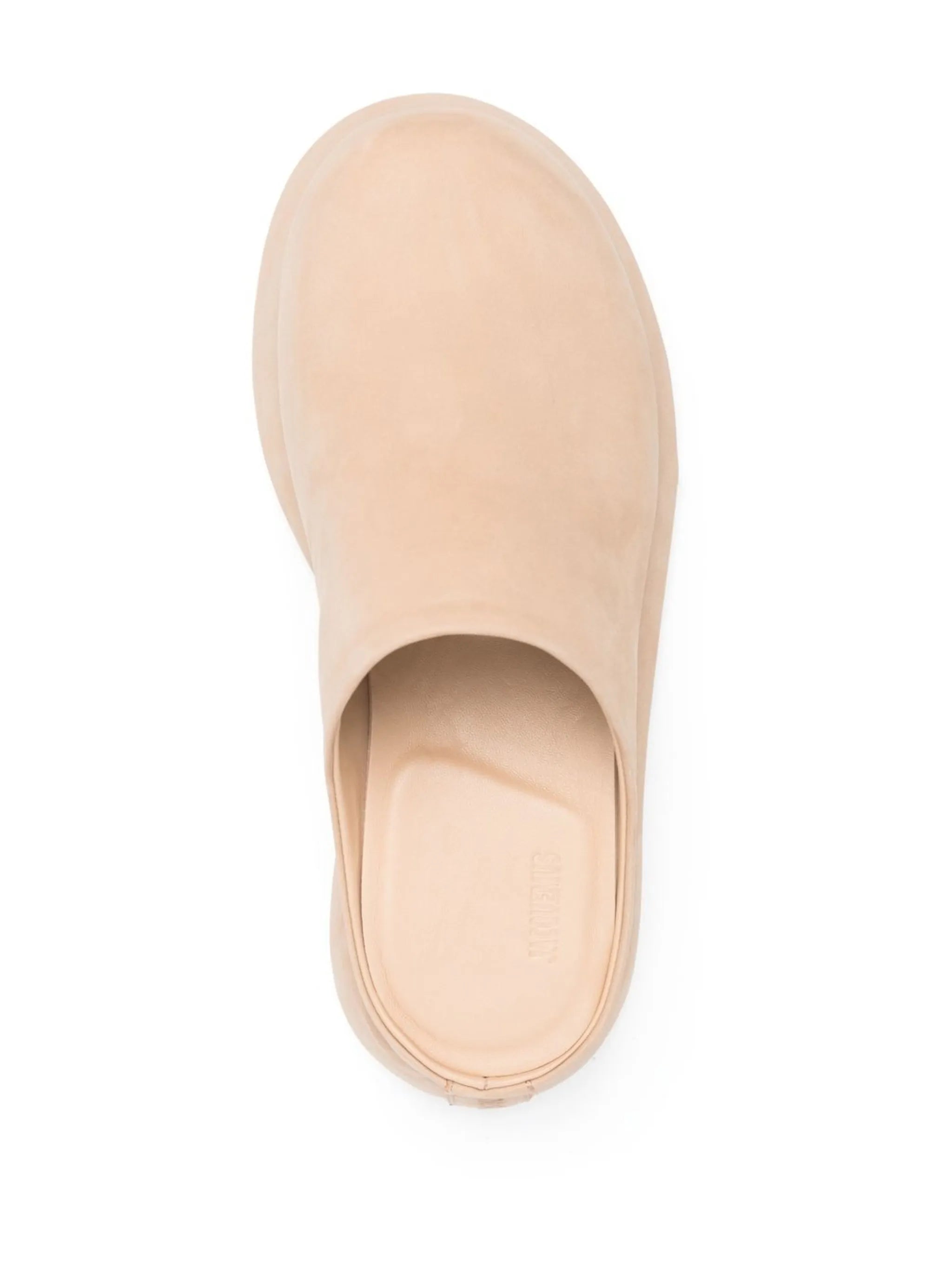 slip-on smooth mules