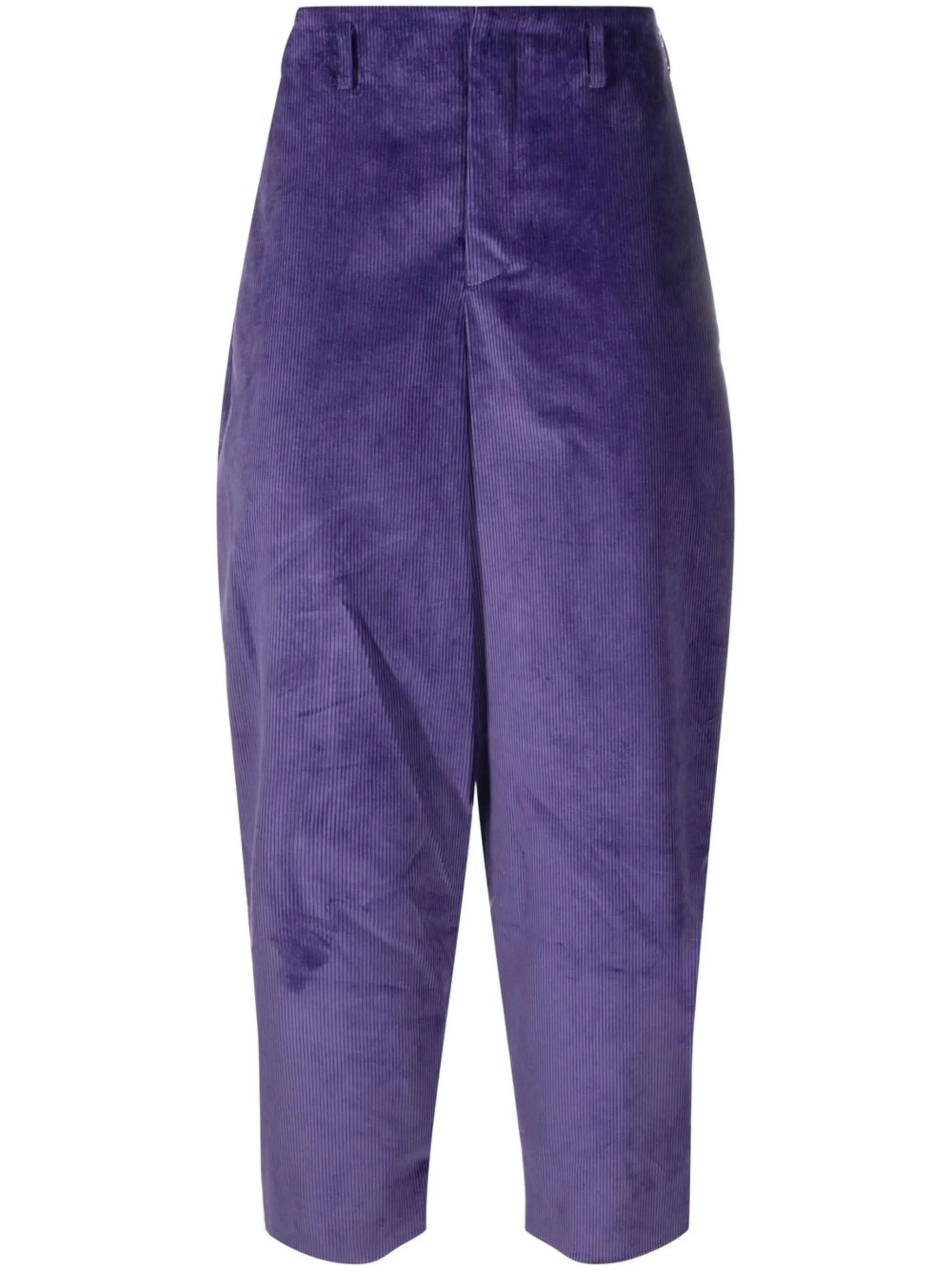 tapered corduroy trousers