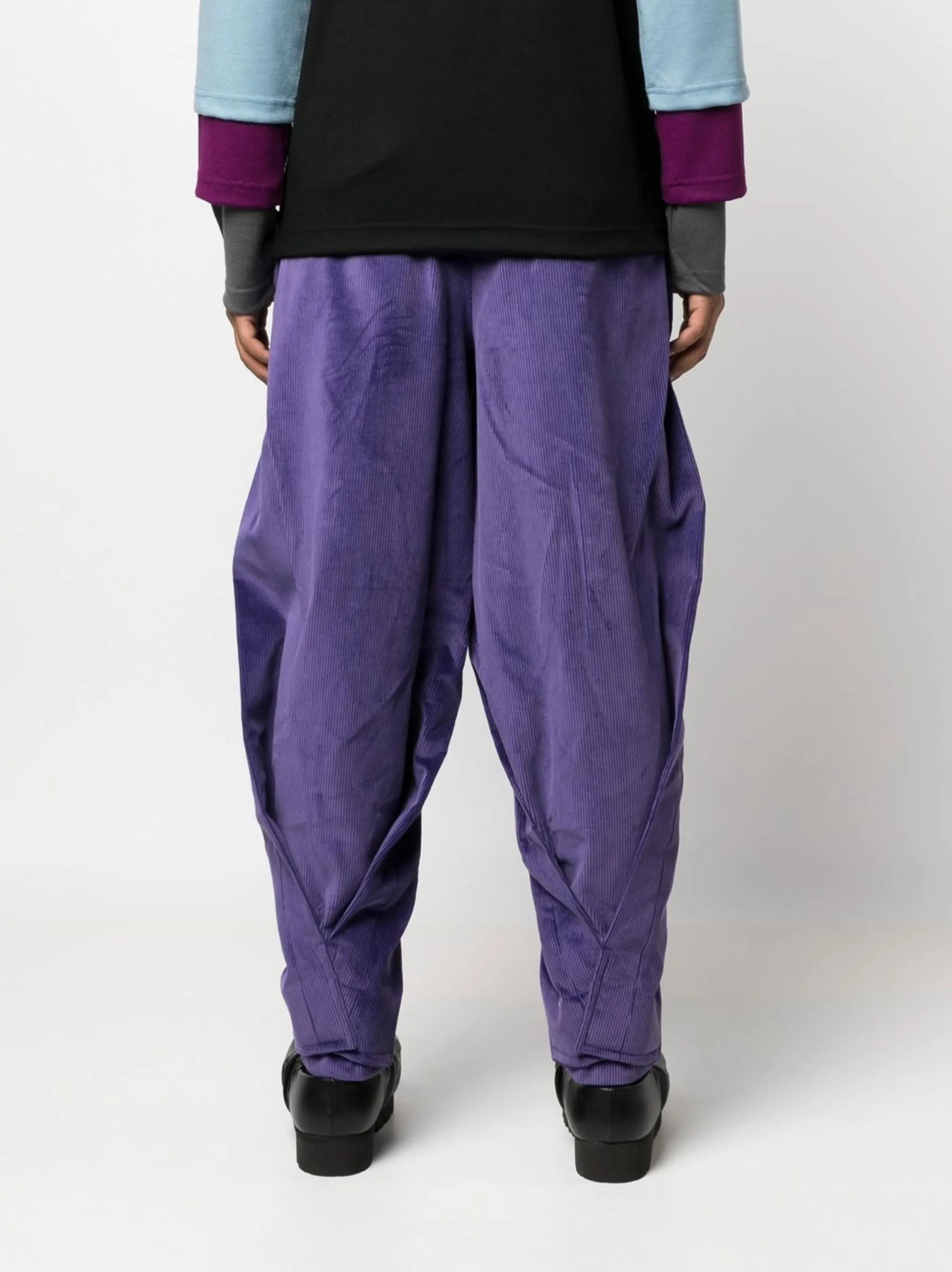 tapered corduroy trousers