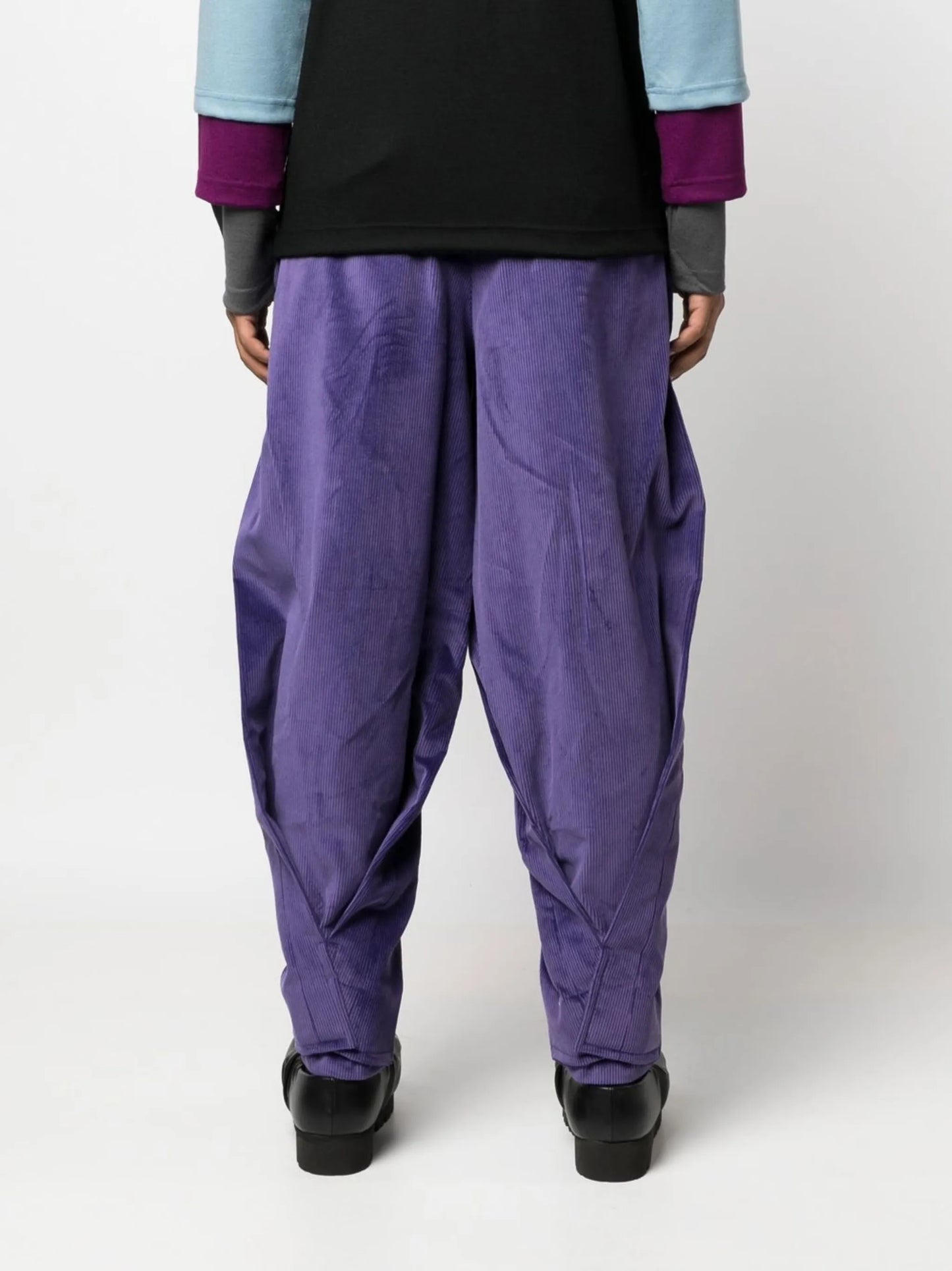 tapered corduroy trousers