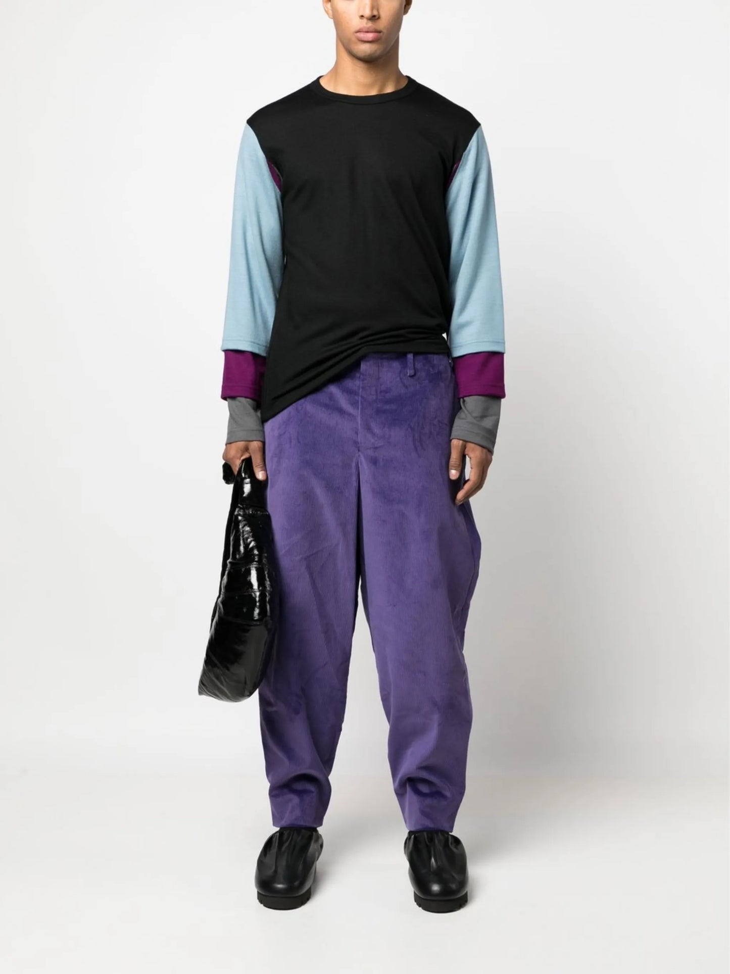 tapered corduroy trousers