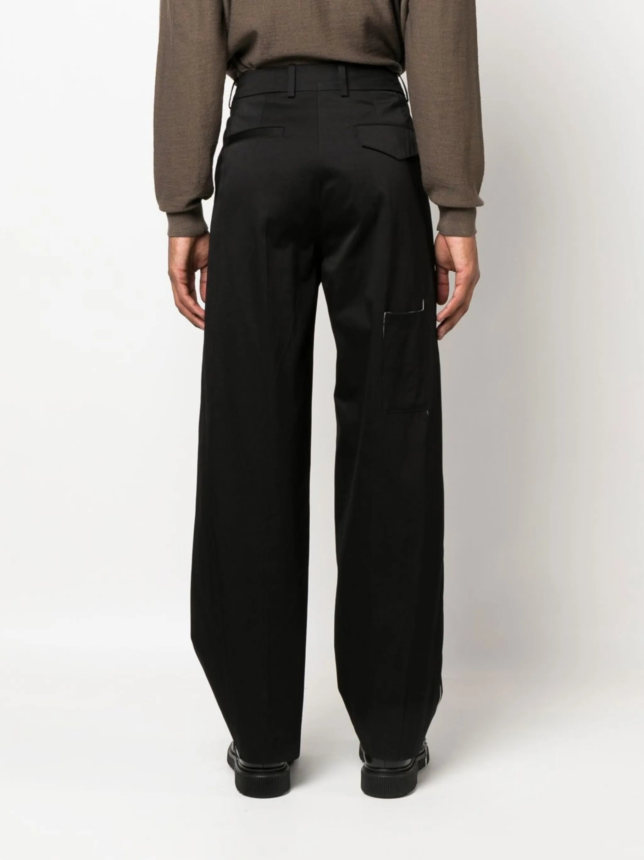 Etana zip-detail trousers