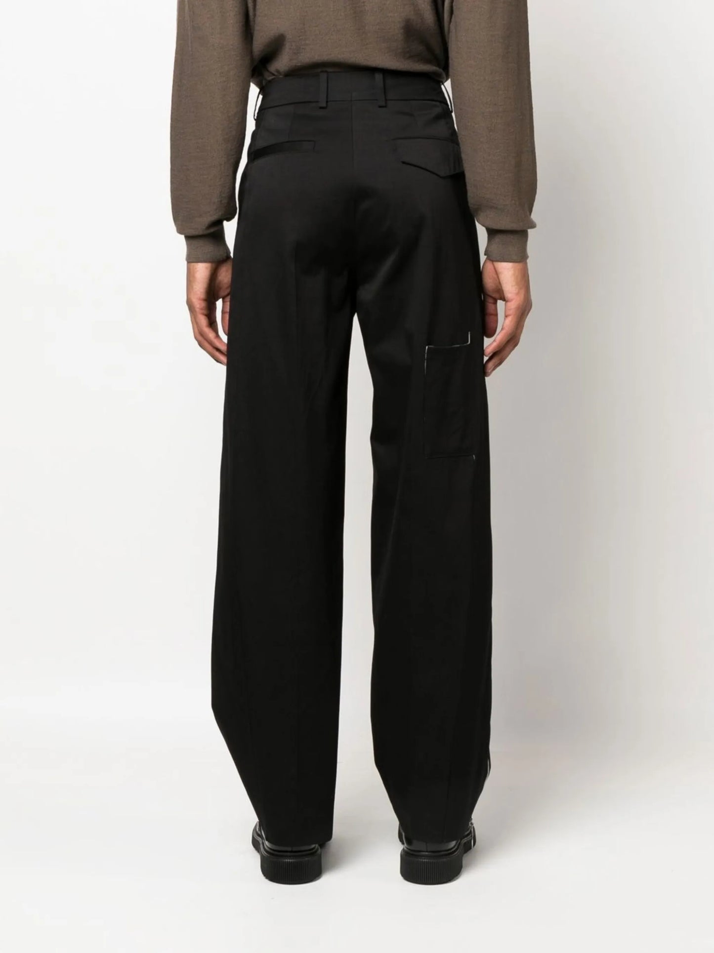 Etana zip-detail trousers