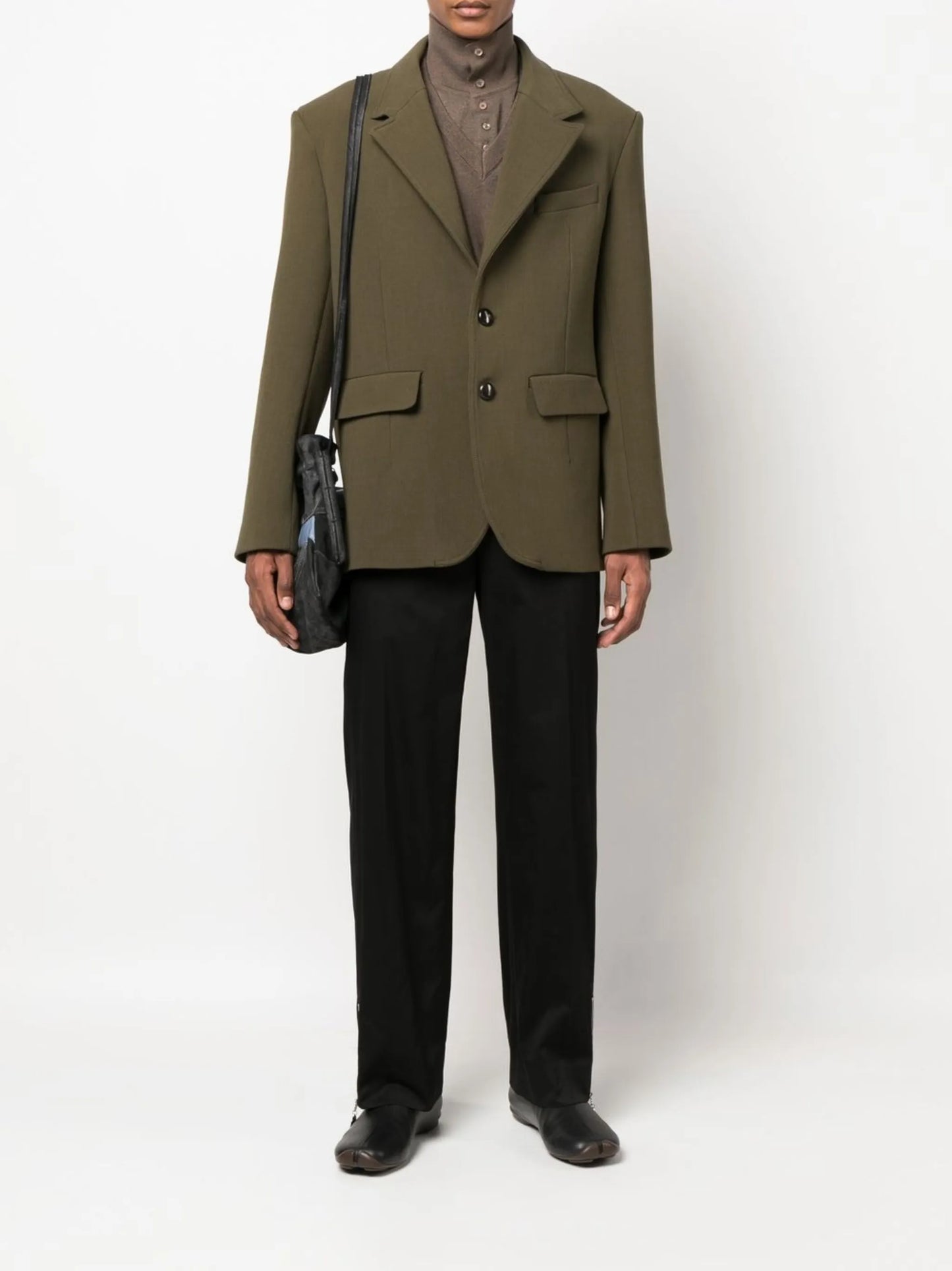 Etana zip-detail trousers