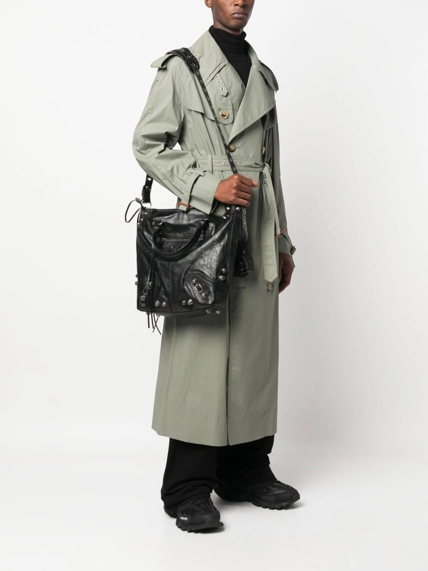 medium Le Cagole leather tote bag