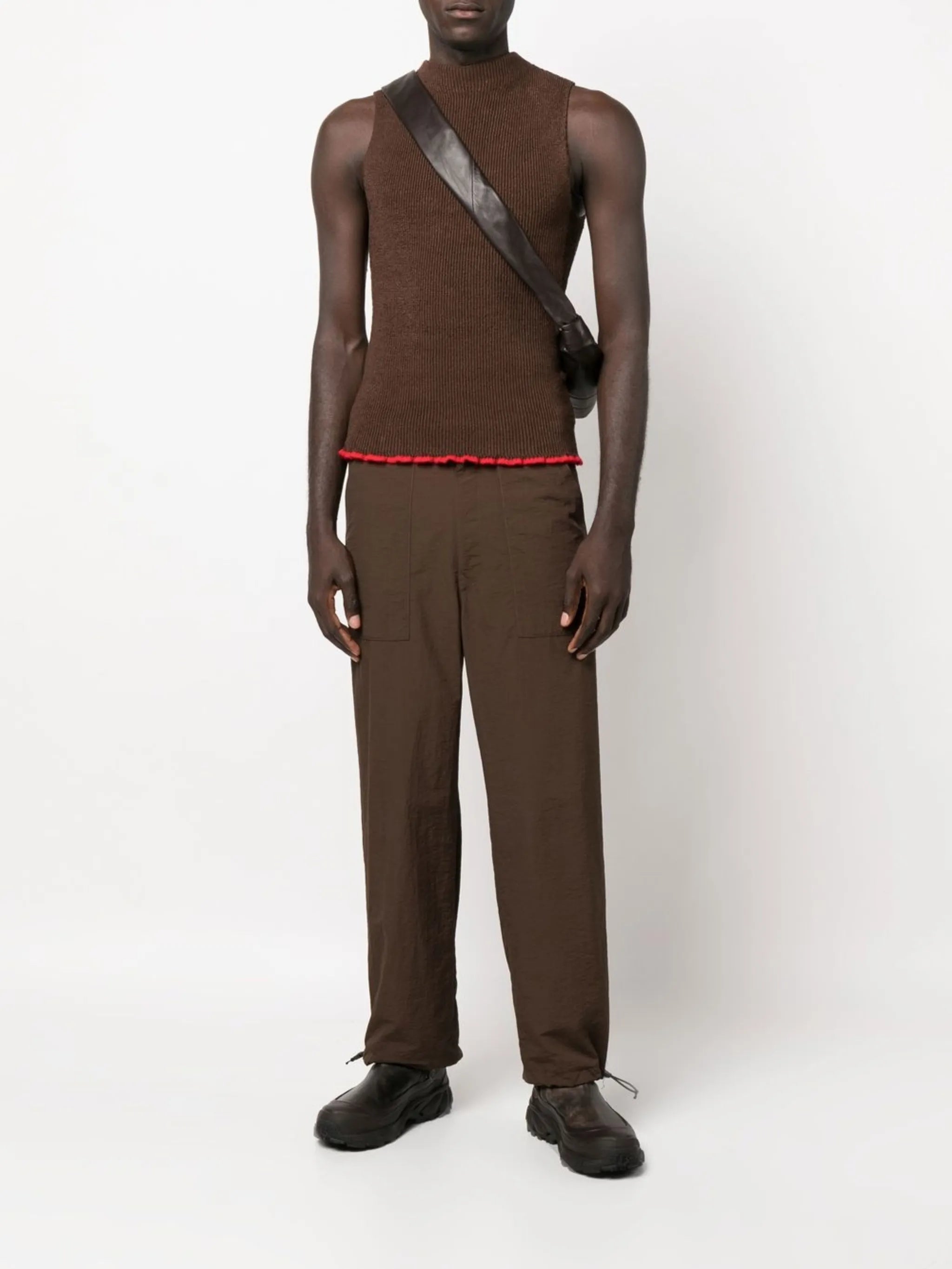 Le Marcel rib-knit vest