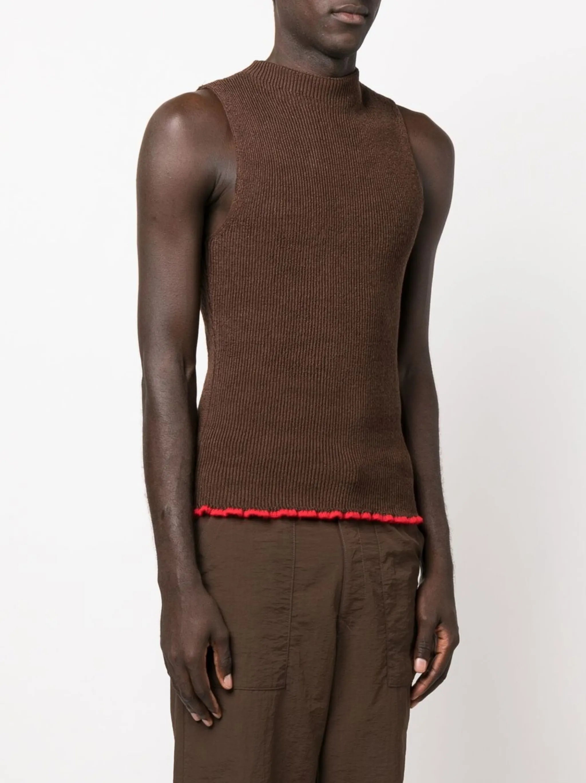 Le Marcel rib-knit vest