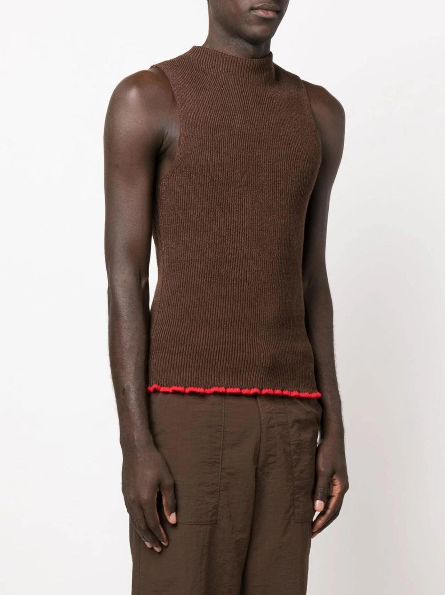 Le Marcel rib-knit vest
