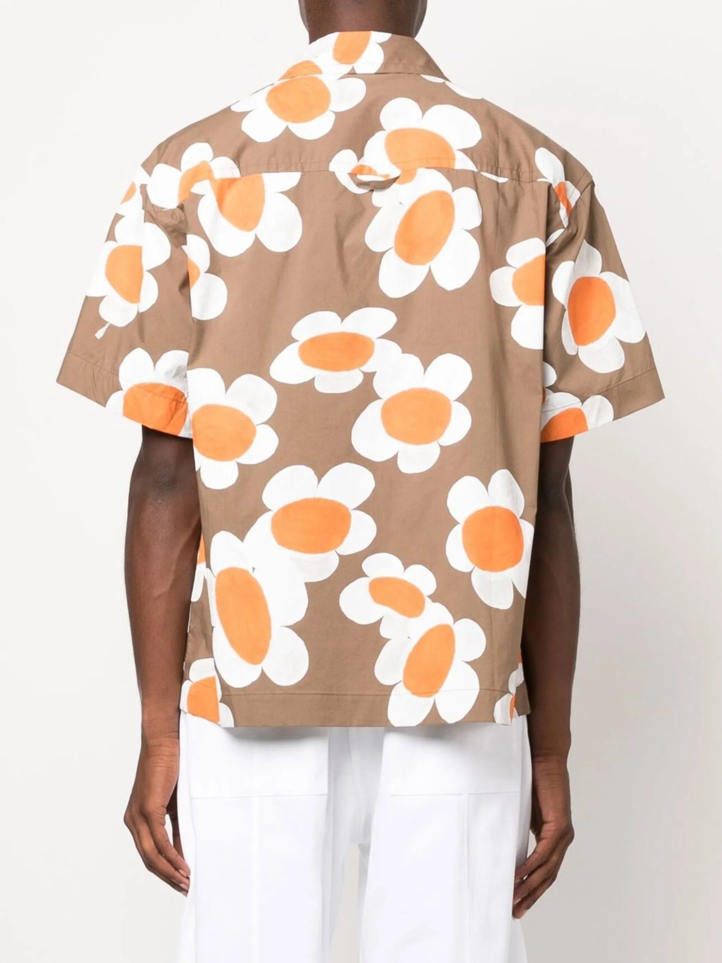floral-print long-sleeve shirt
