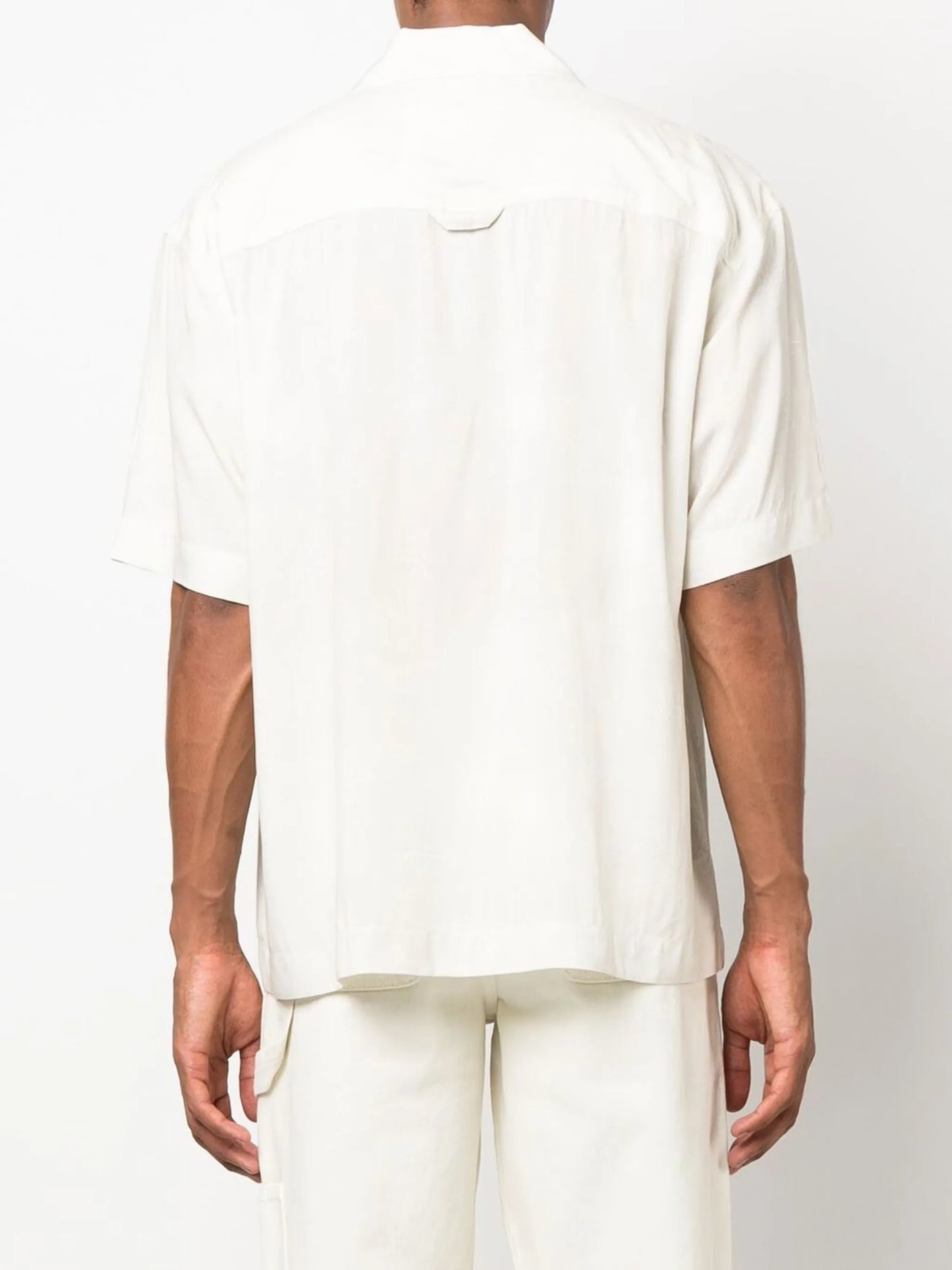 Jean still life-print shirt