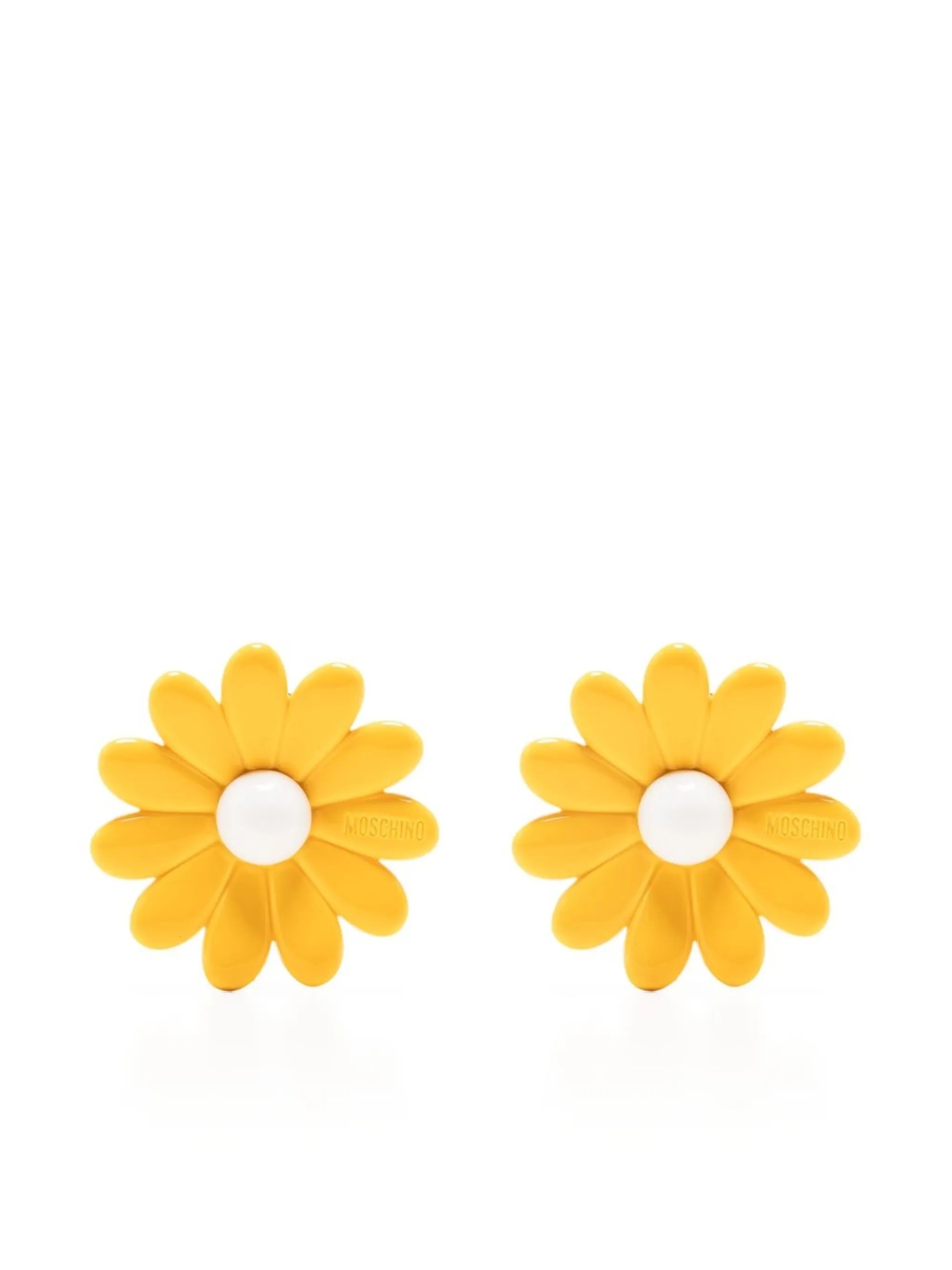 flower clip-on earrings