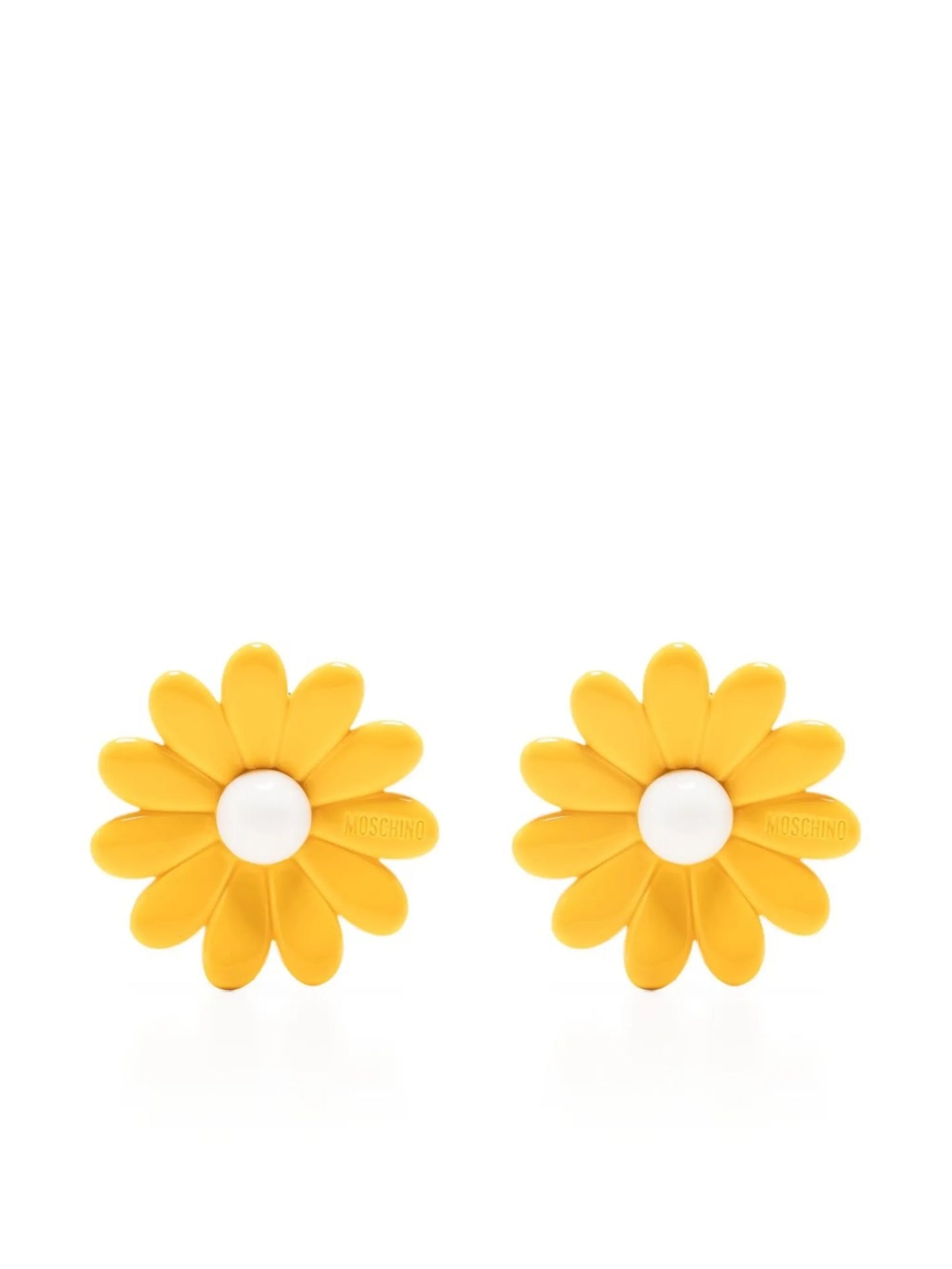flower clip-on earrings
