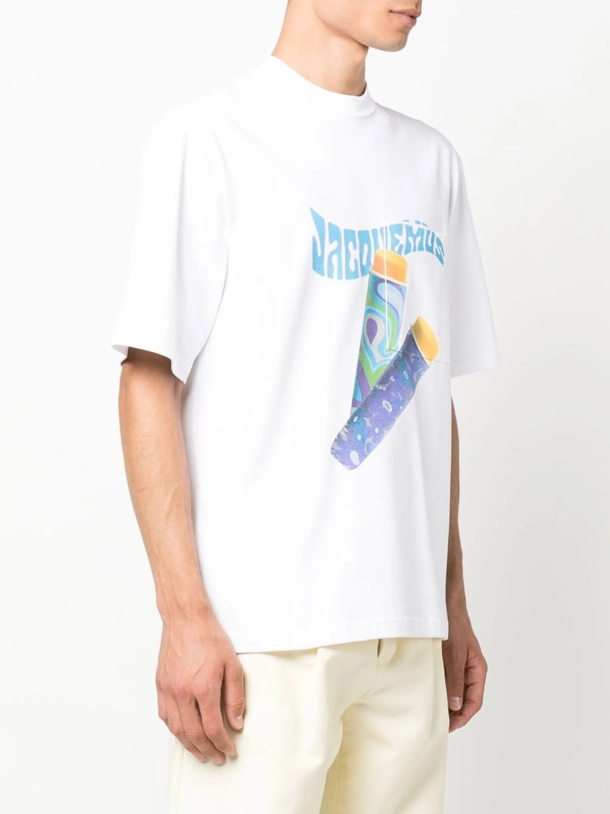 graphic print short-sleeve T-shirt