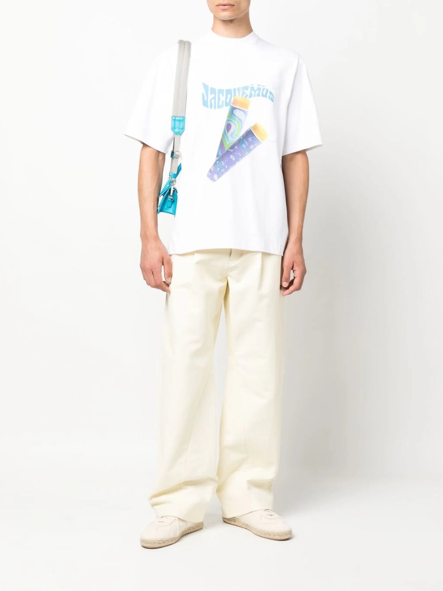 graphic print short-sleeve T-shirt
