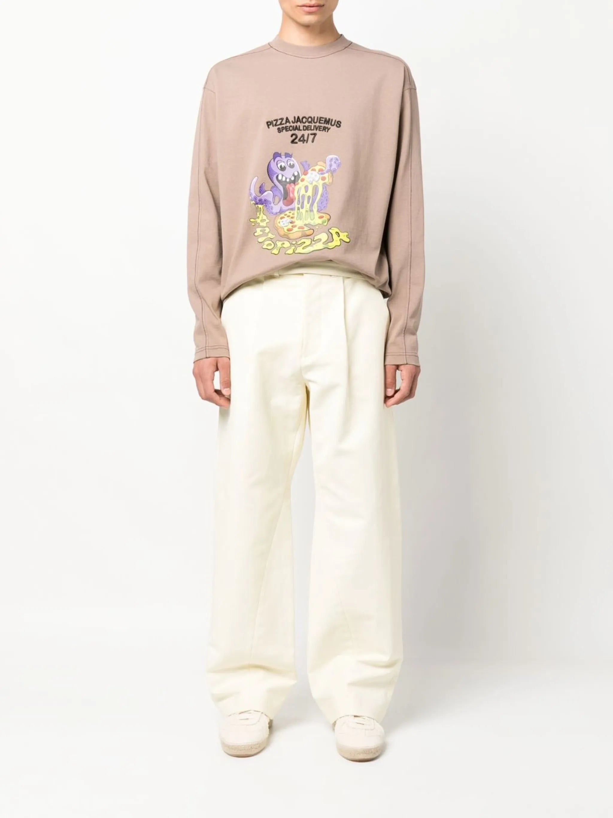 Le T-shirt Octopizza graphic-print top