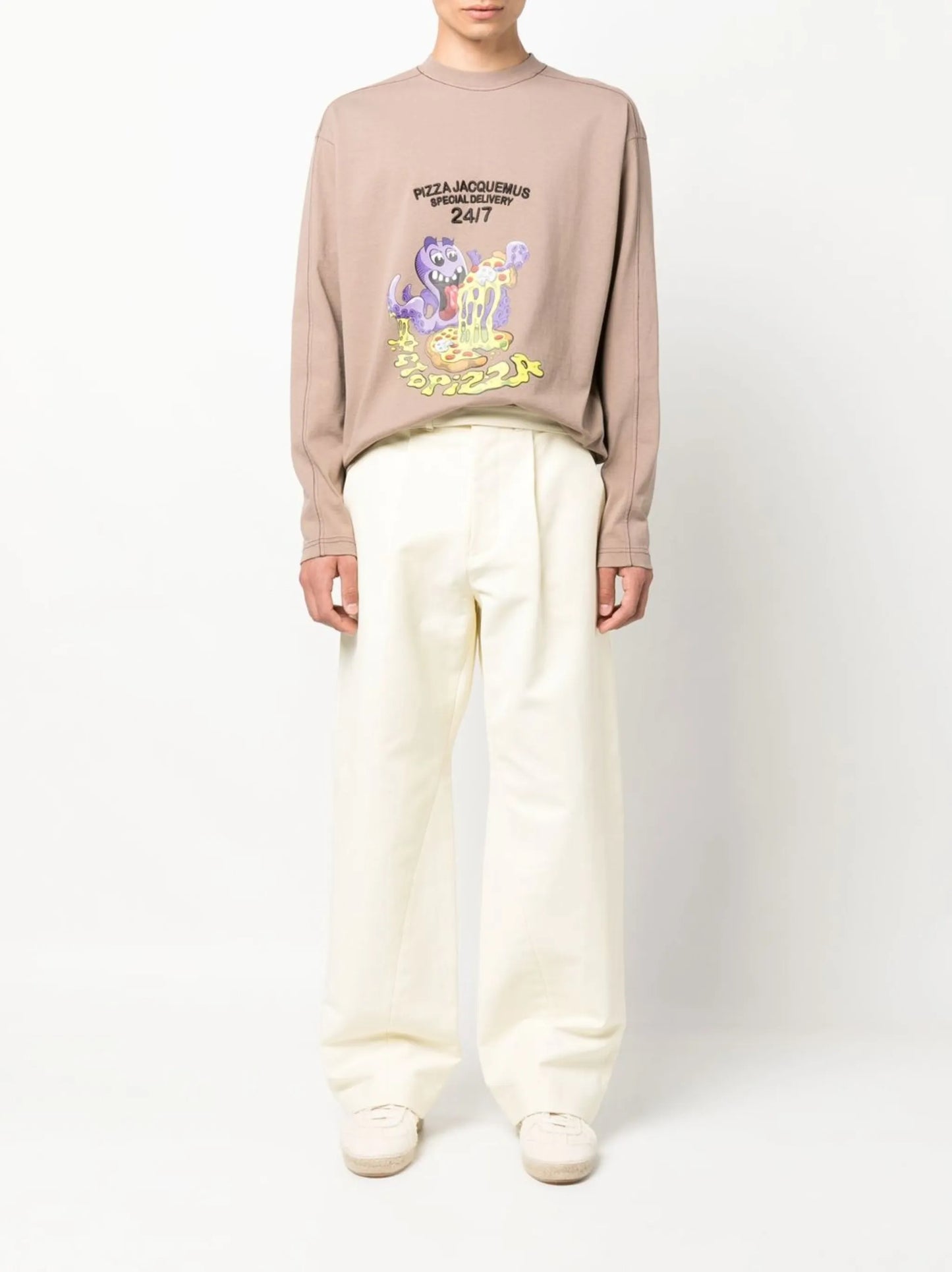 Le T-shirt Octopizza graphic-print top