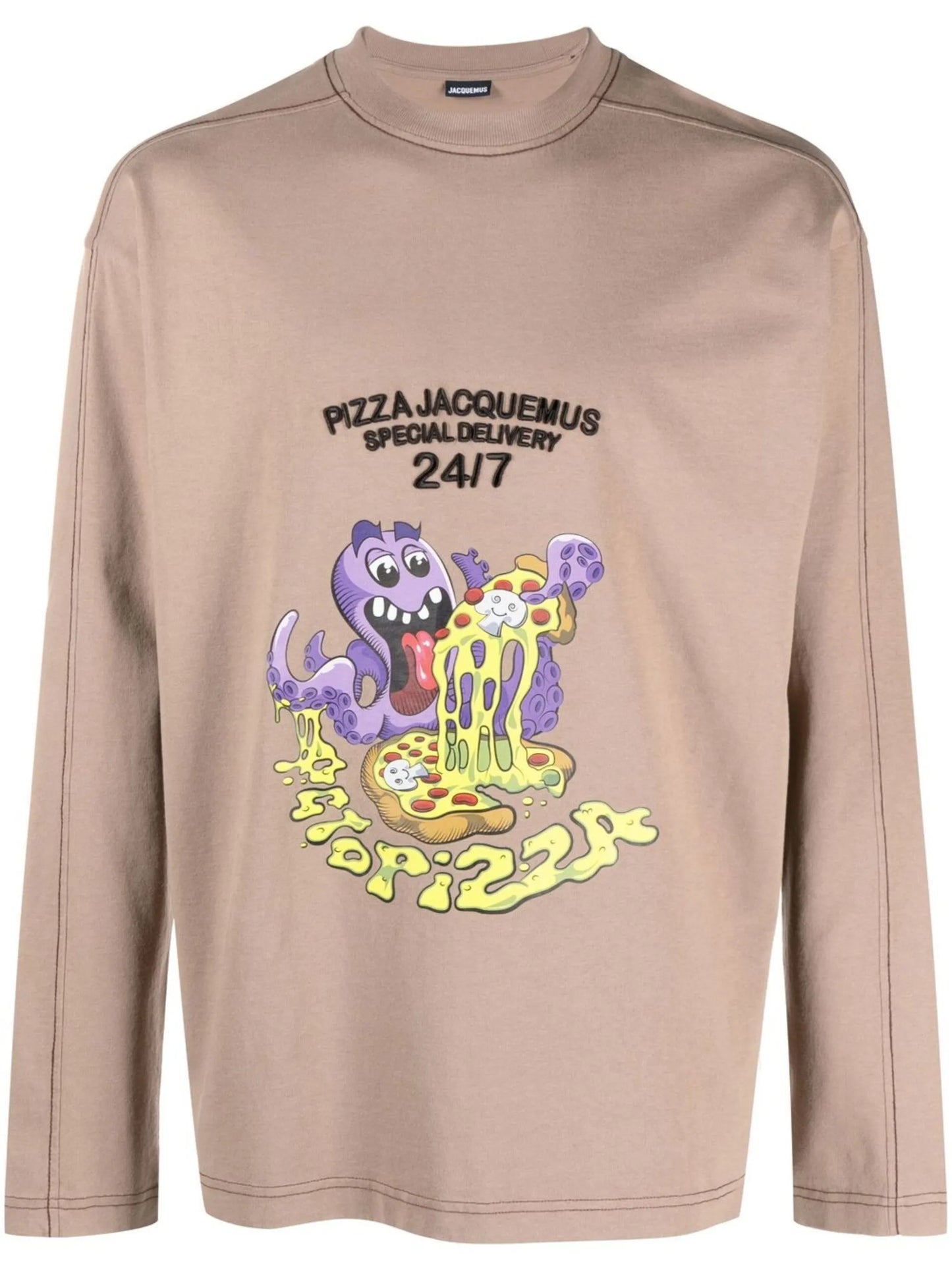 Le T-shirt Octopizza graphic-print top