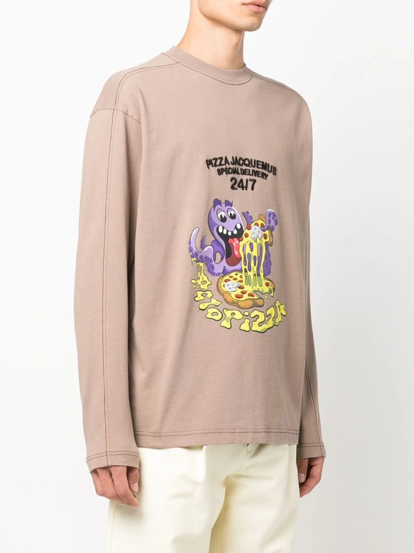 Le T-shirt Octopizza graphic-print top
