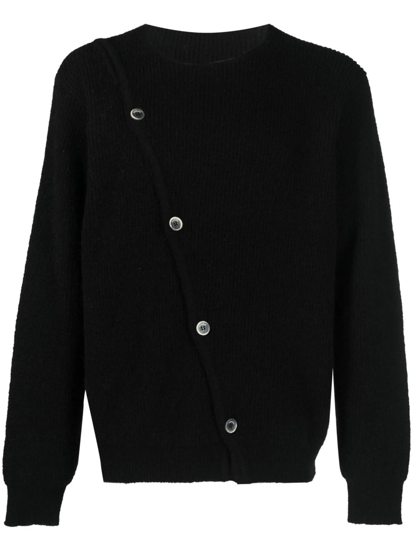 asymmetric buttoned cardigan