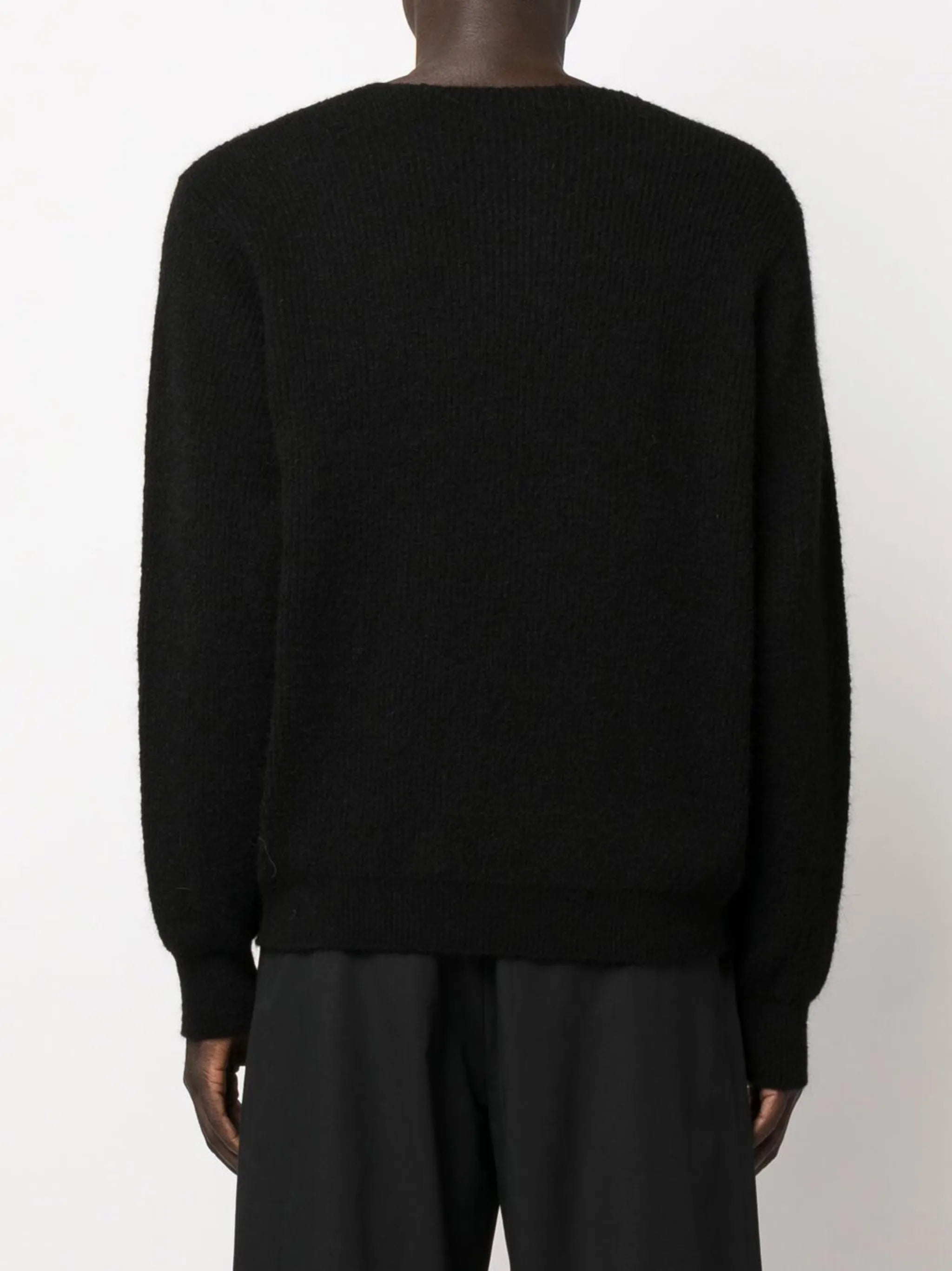 asymmetric buttoned cardigan