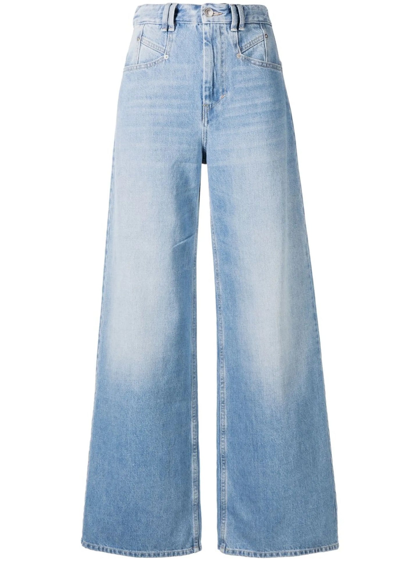 Lemony wide-leg jeans