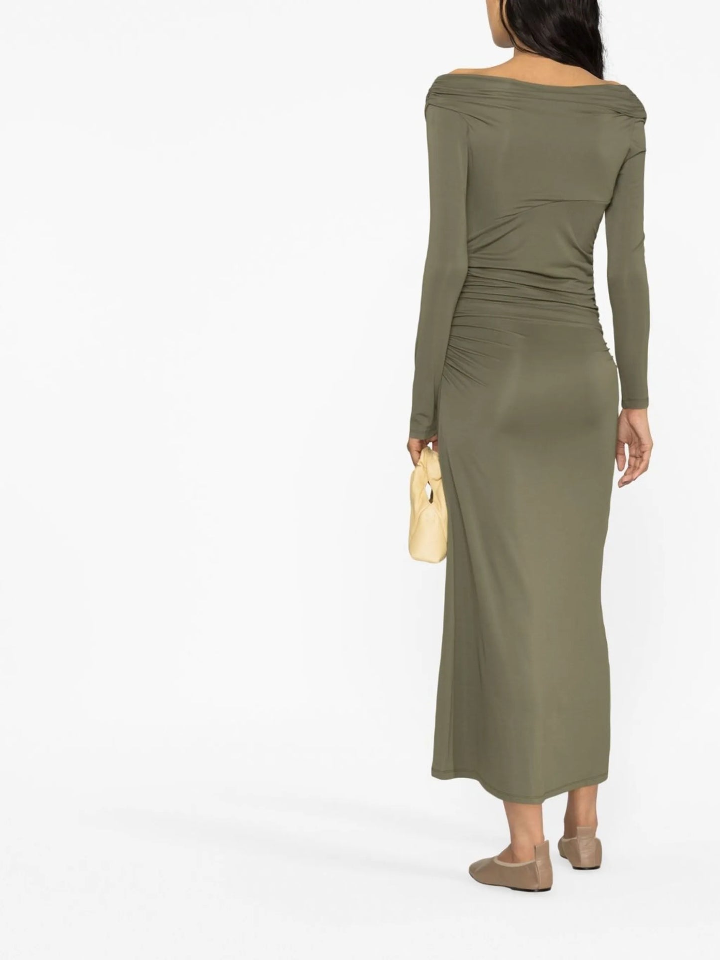 Gina twisted midi dress