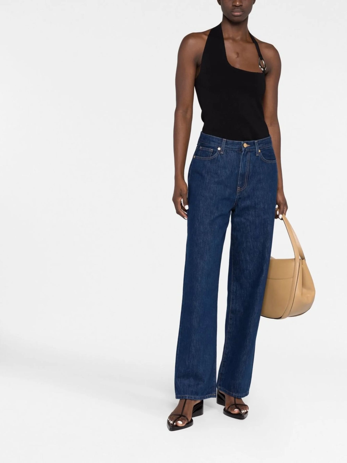 Linn high-waisted straight leg jeans