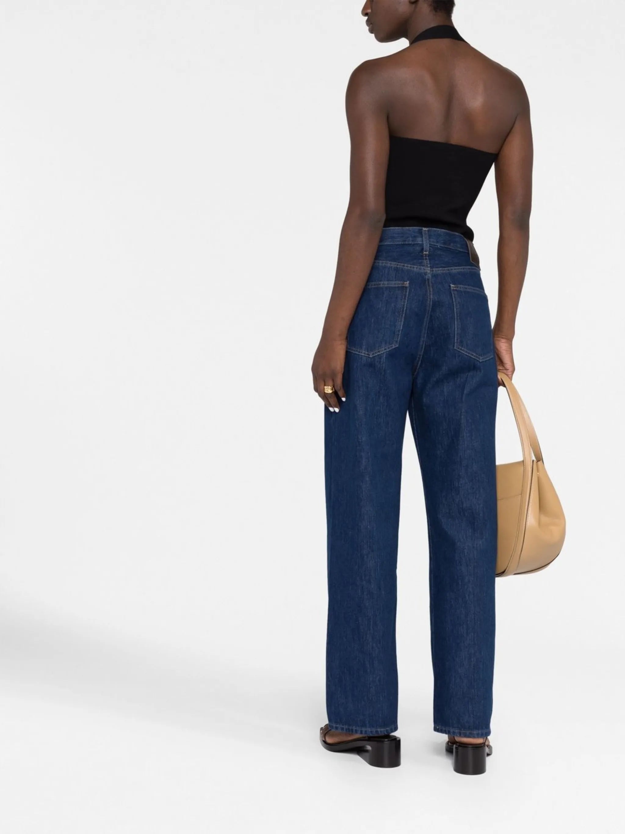 Linn high-waisted straight leg jeans