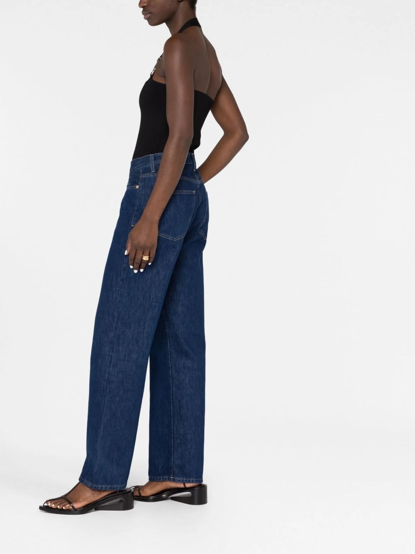Linn high-waisted straight leg jeans