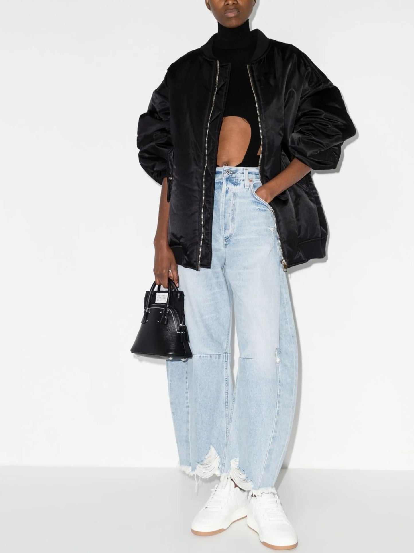 Horseshoe wide-leg jeans