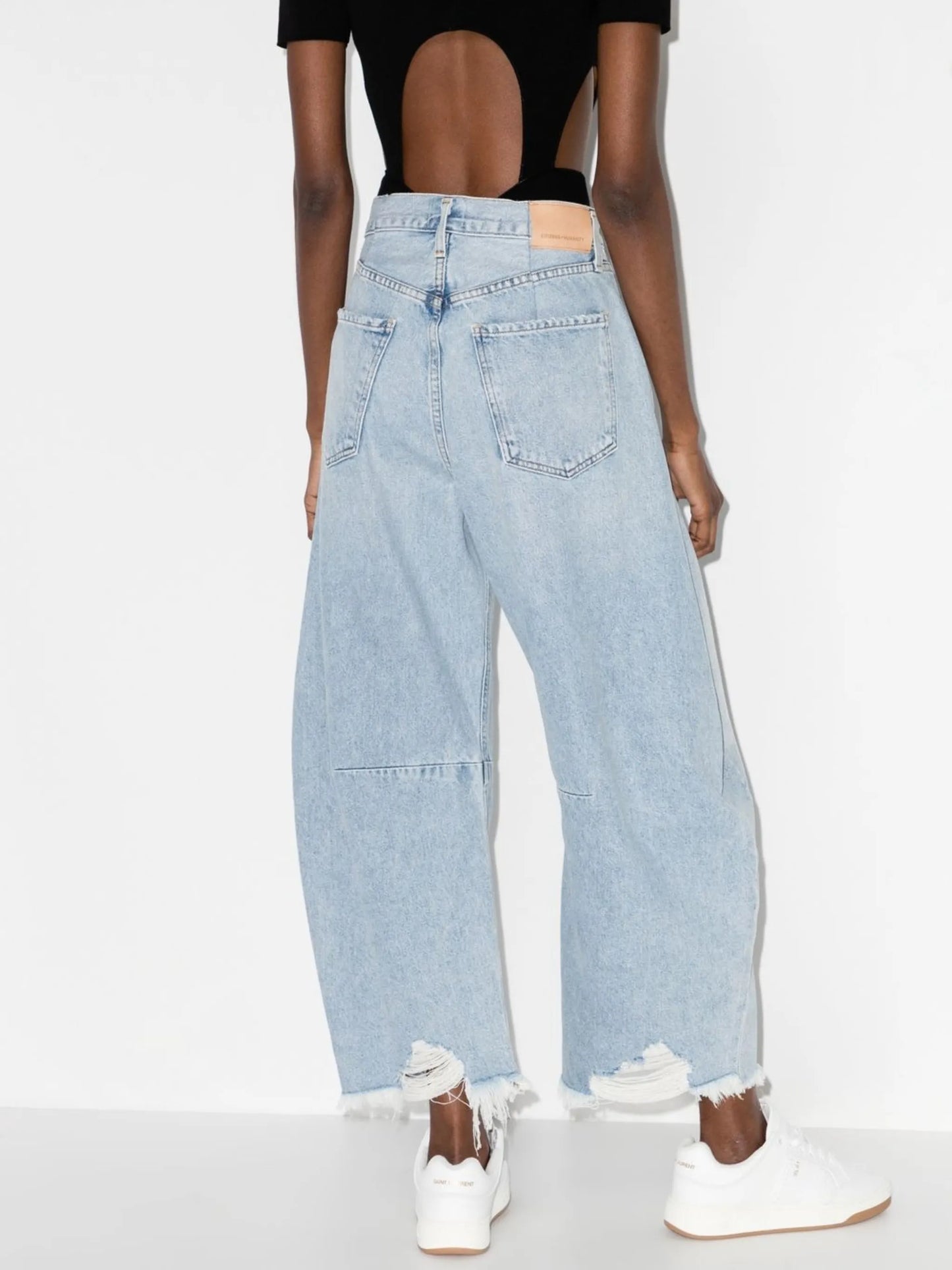 Horseshoe wide-leg jeans